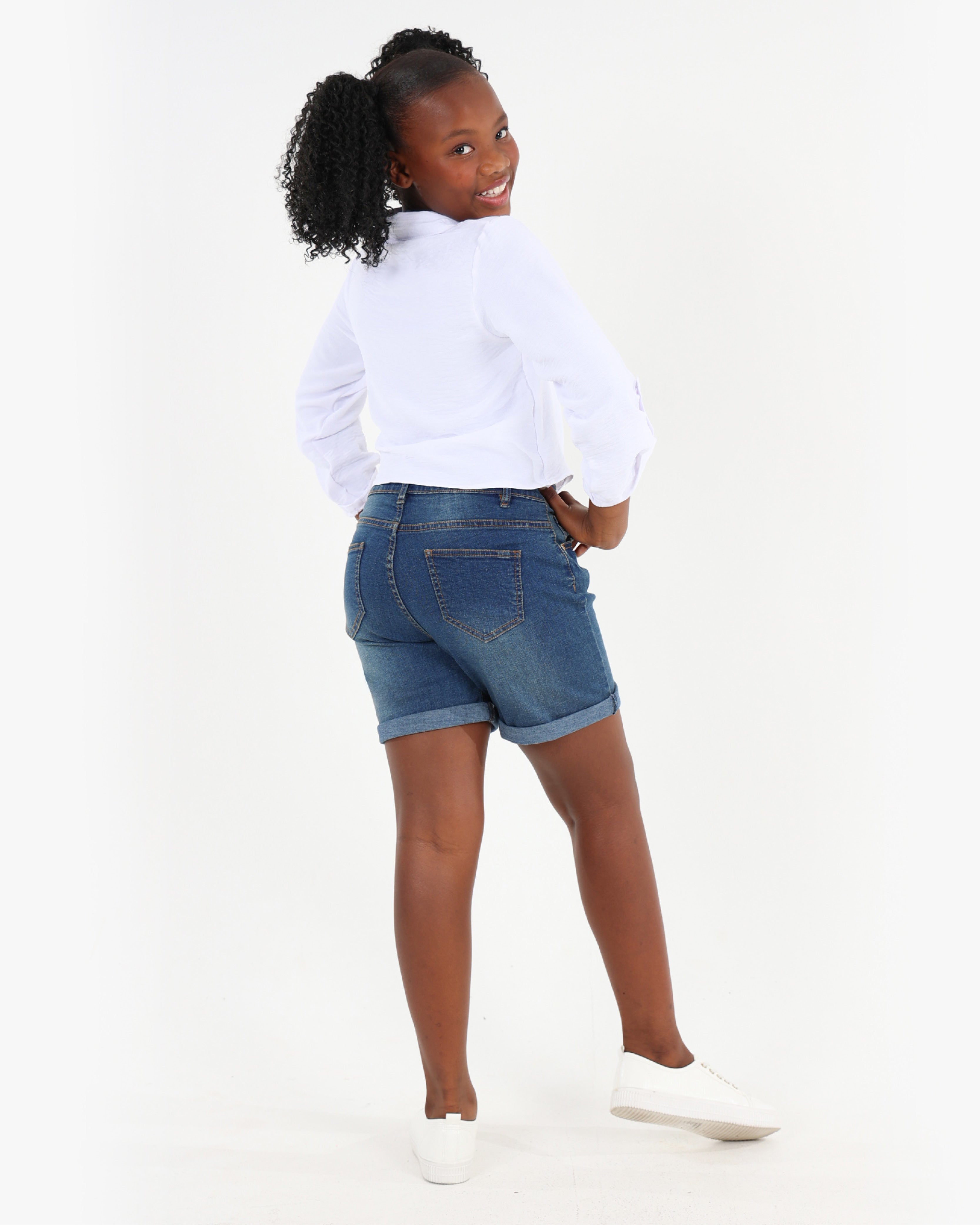 Bermuda Denim Shorts