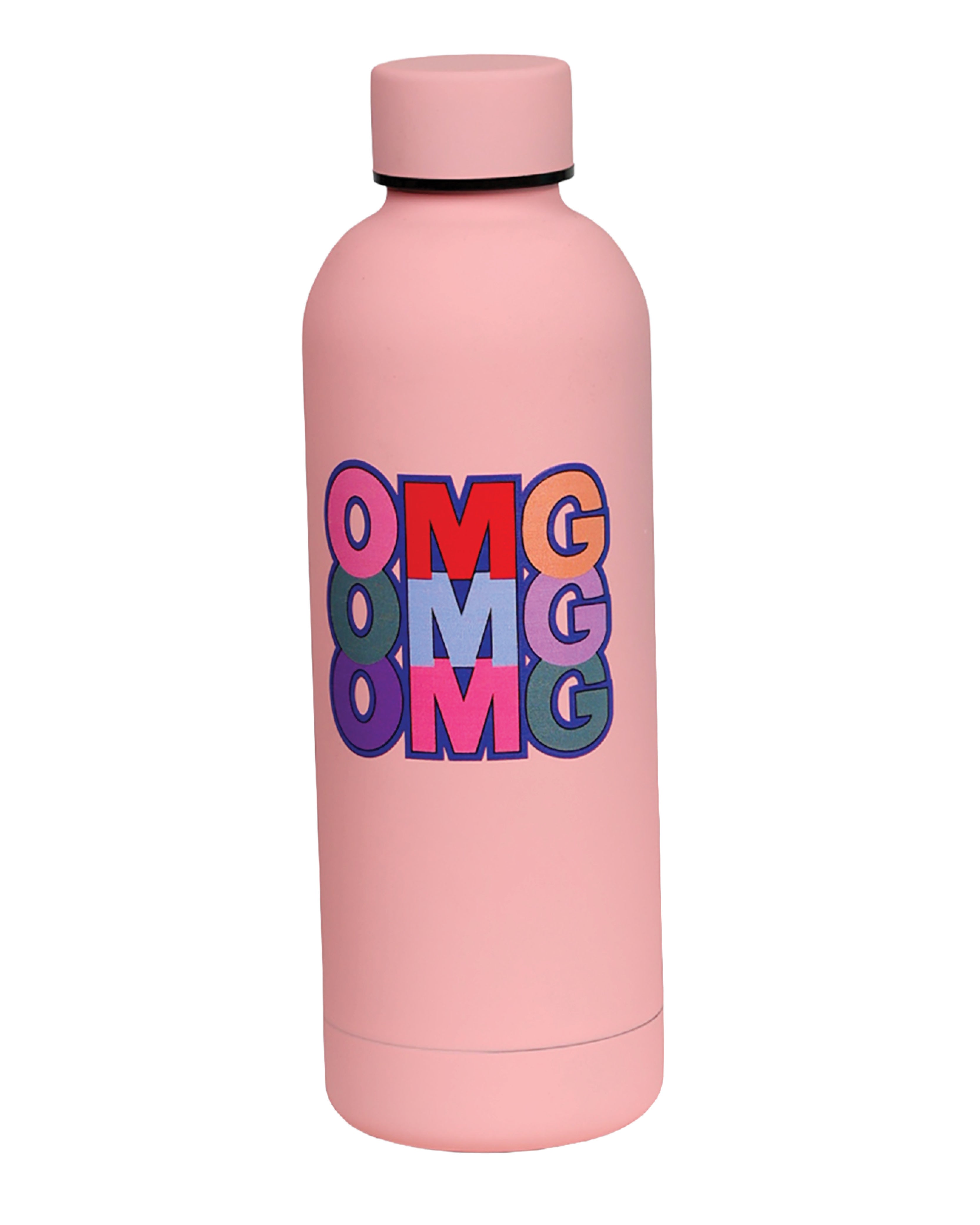Pink "OMG" Water Bottle