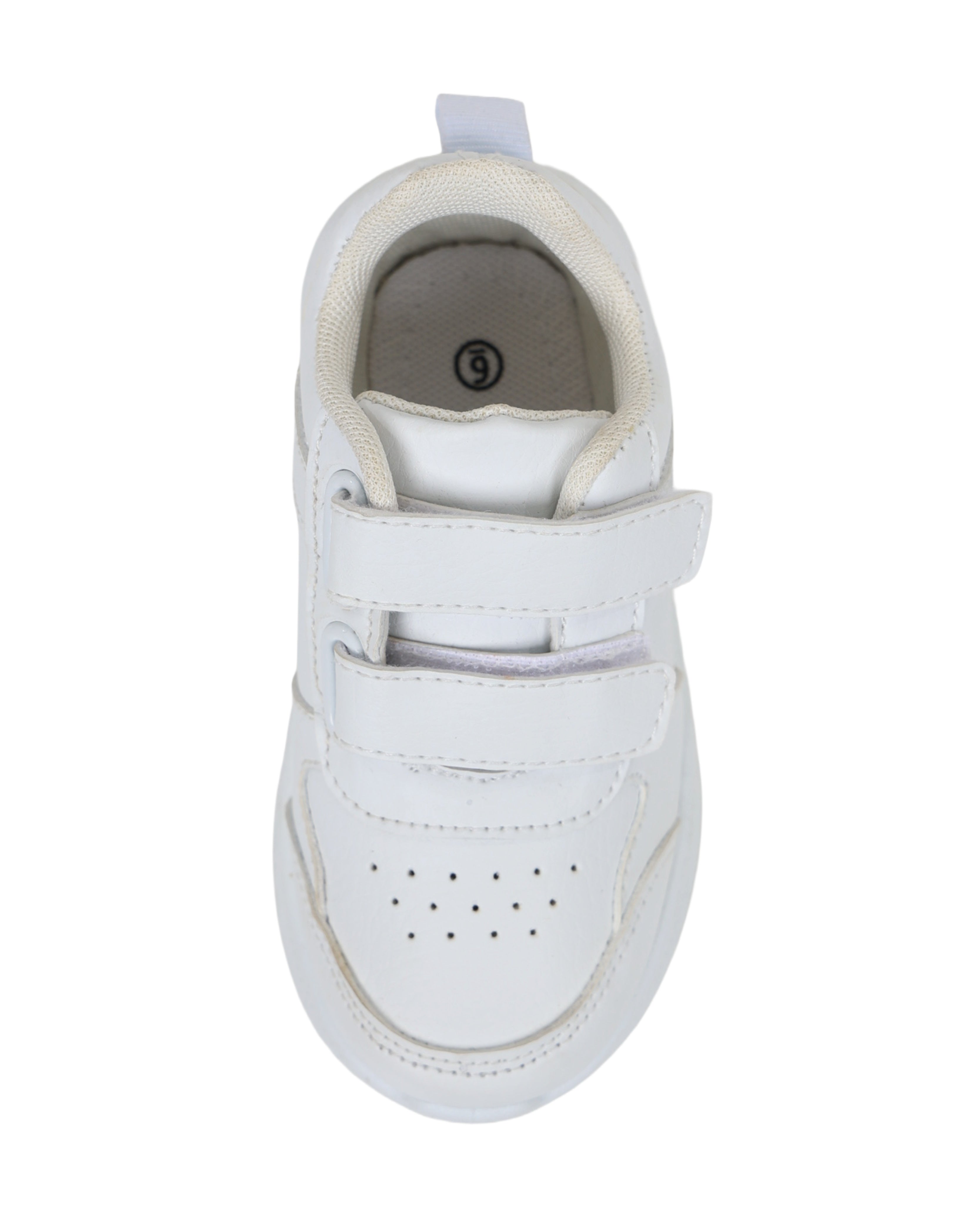 Boys Basic White Trainers