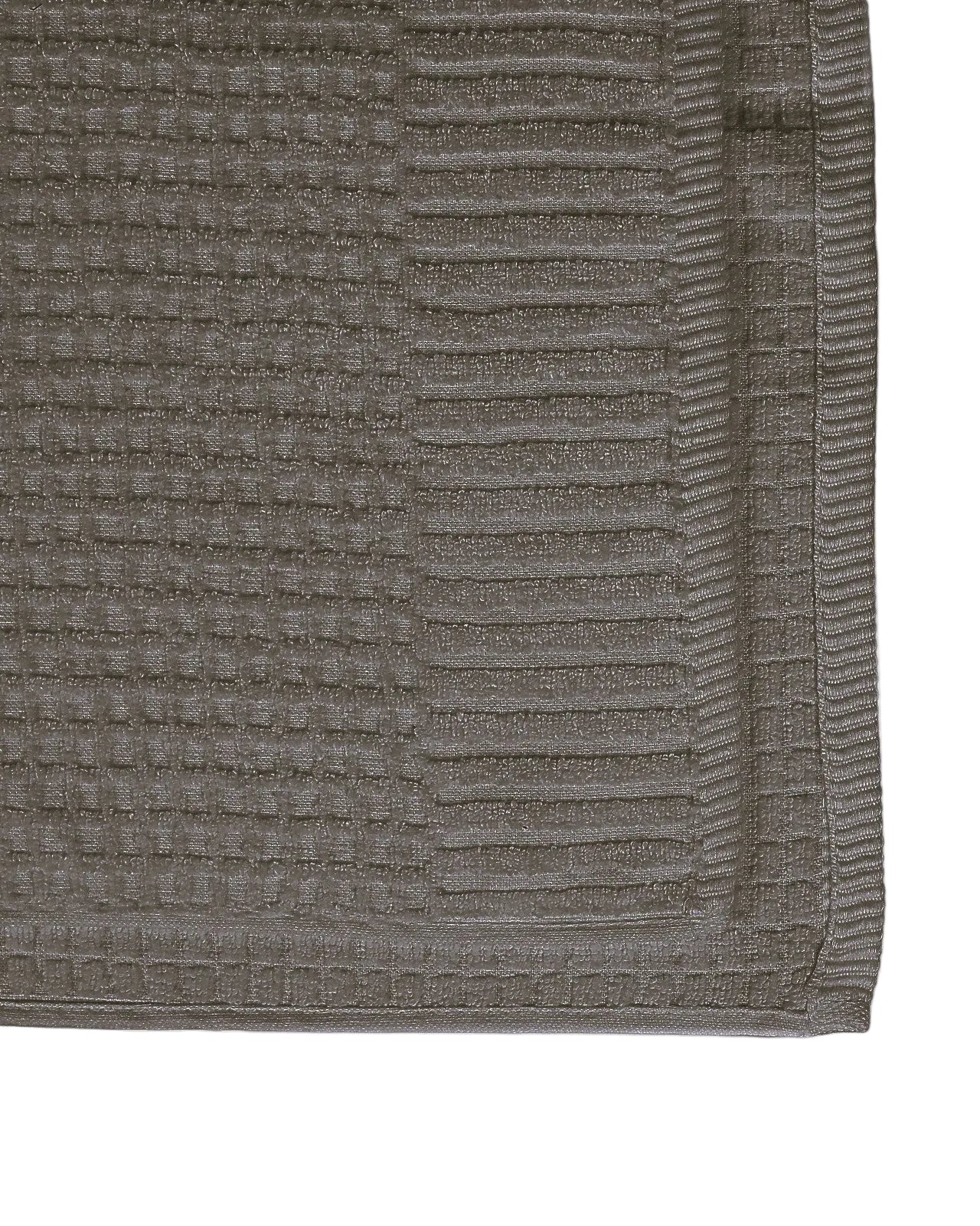 Charcoal Waffle Cotton Guest Towel