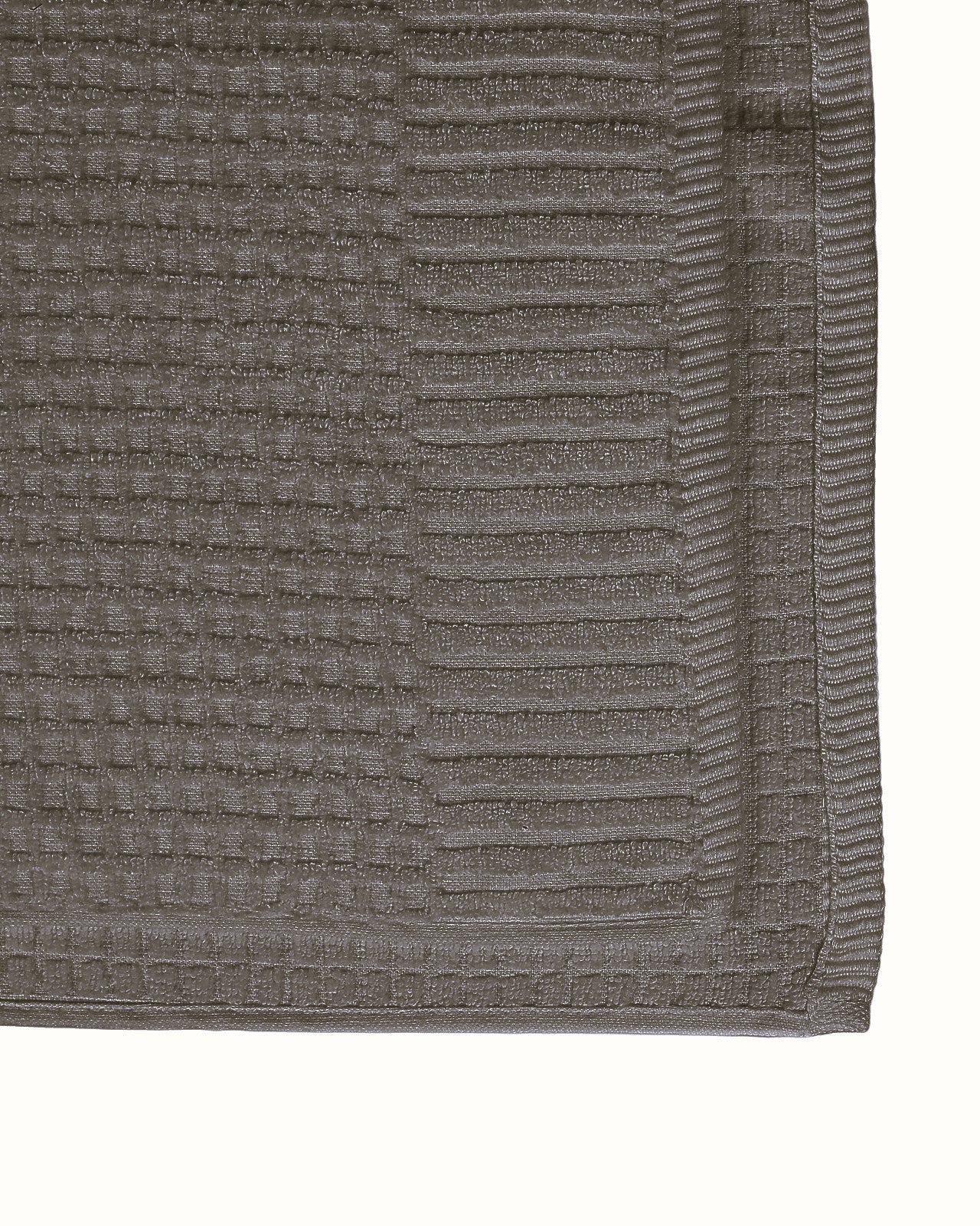 Charcoal Waffle Cotton Hand Towel