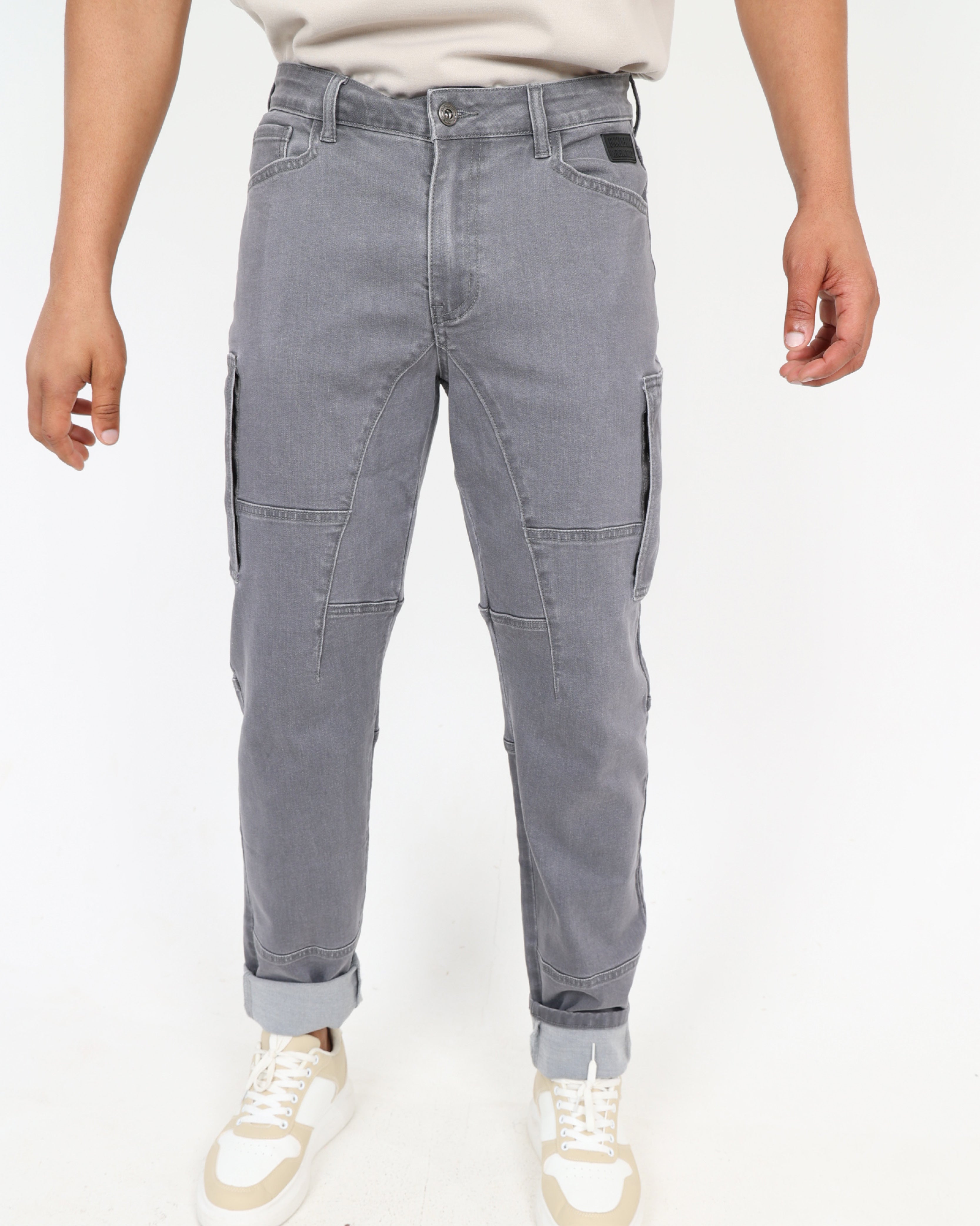 Funk Xeon Slim Fit Square Cargo Pocket Jeans