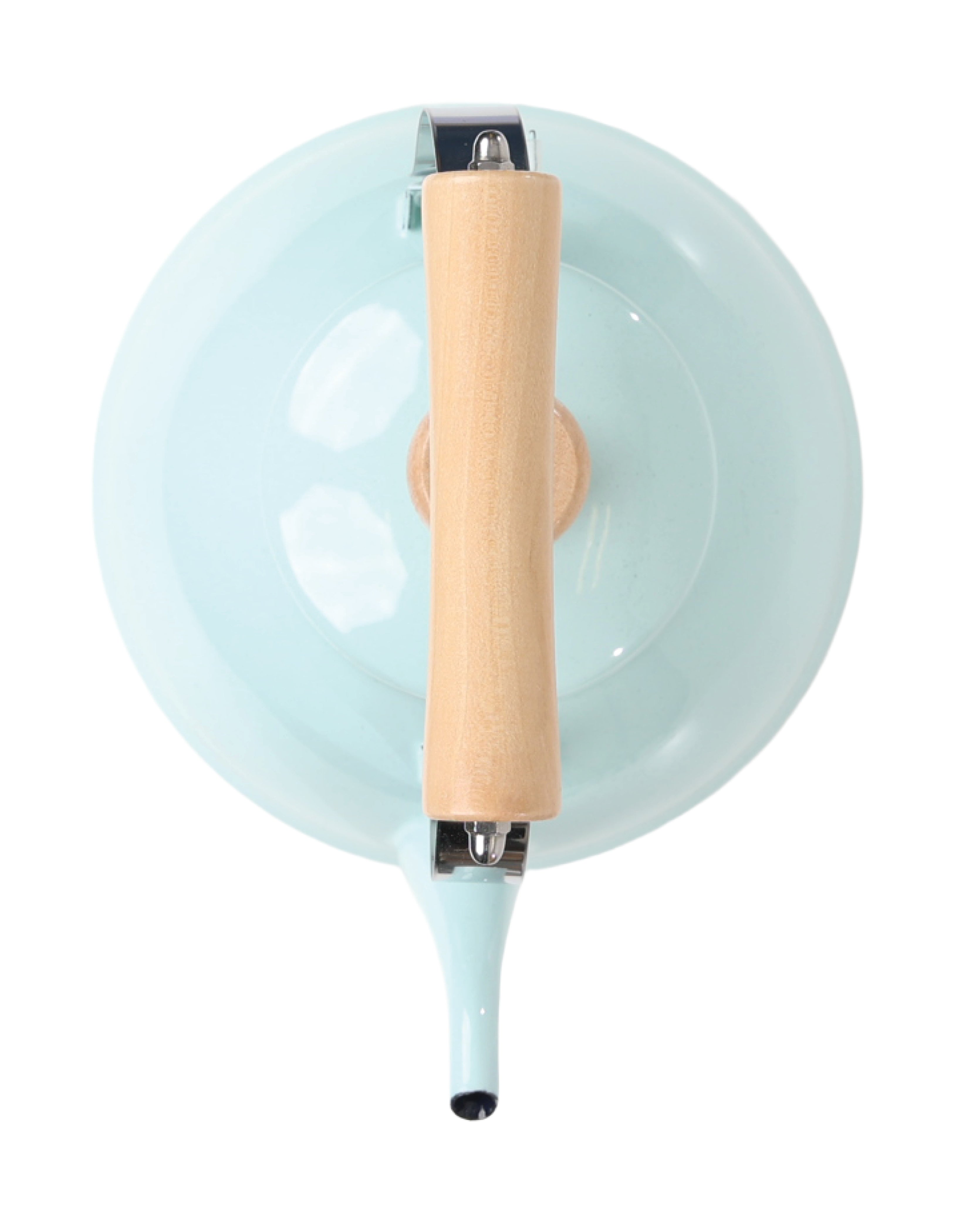 Duck Egg Dumpy 1.5L Enamel Teapot