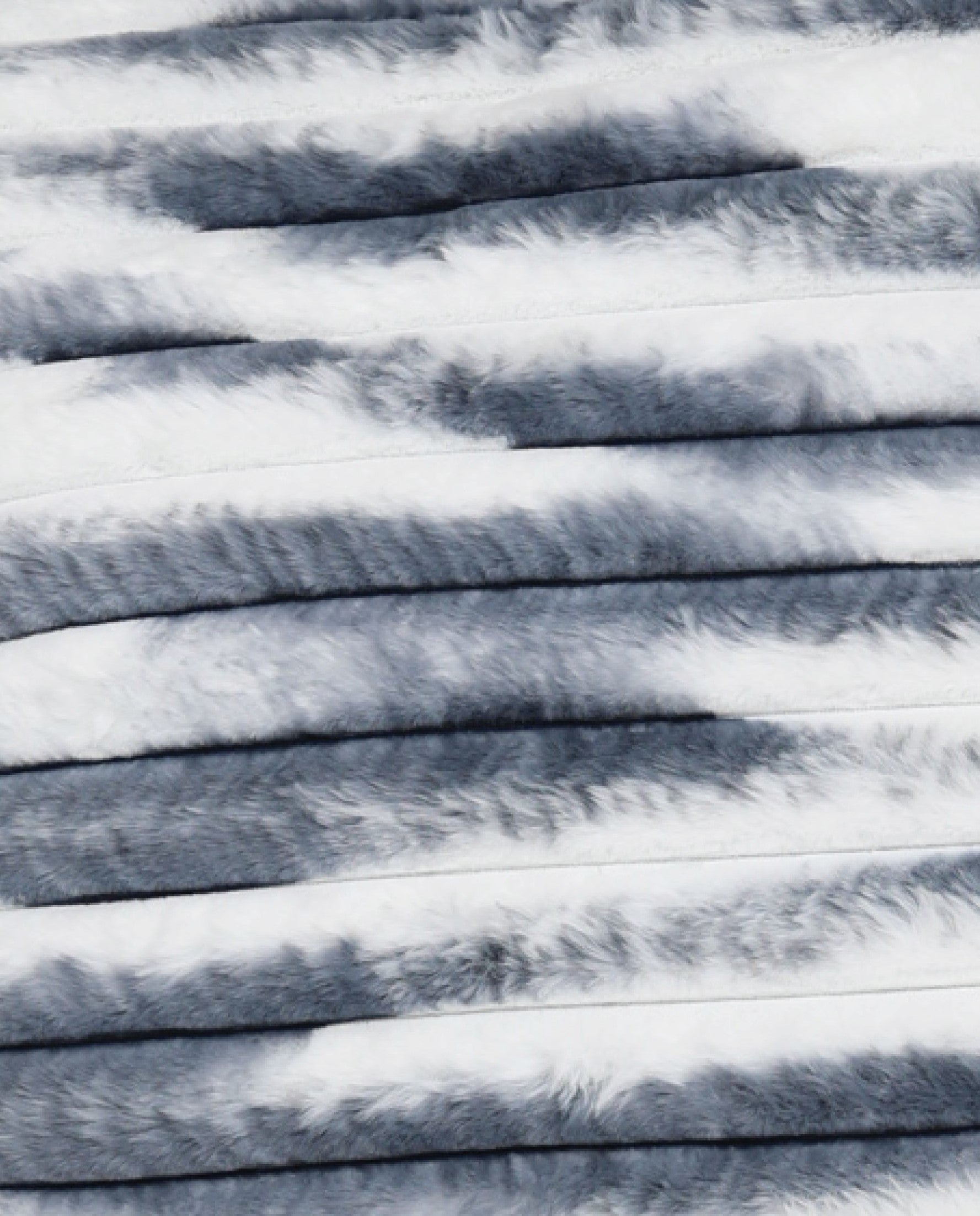 Grey Glacier Fur Scatter Cushion