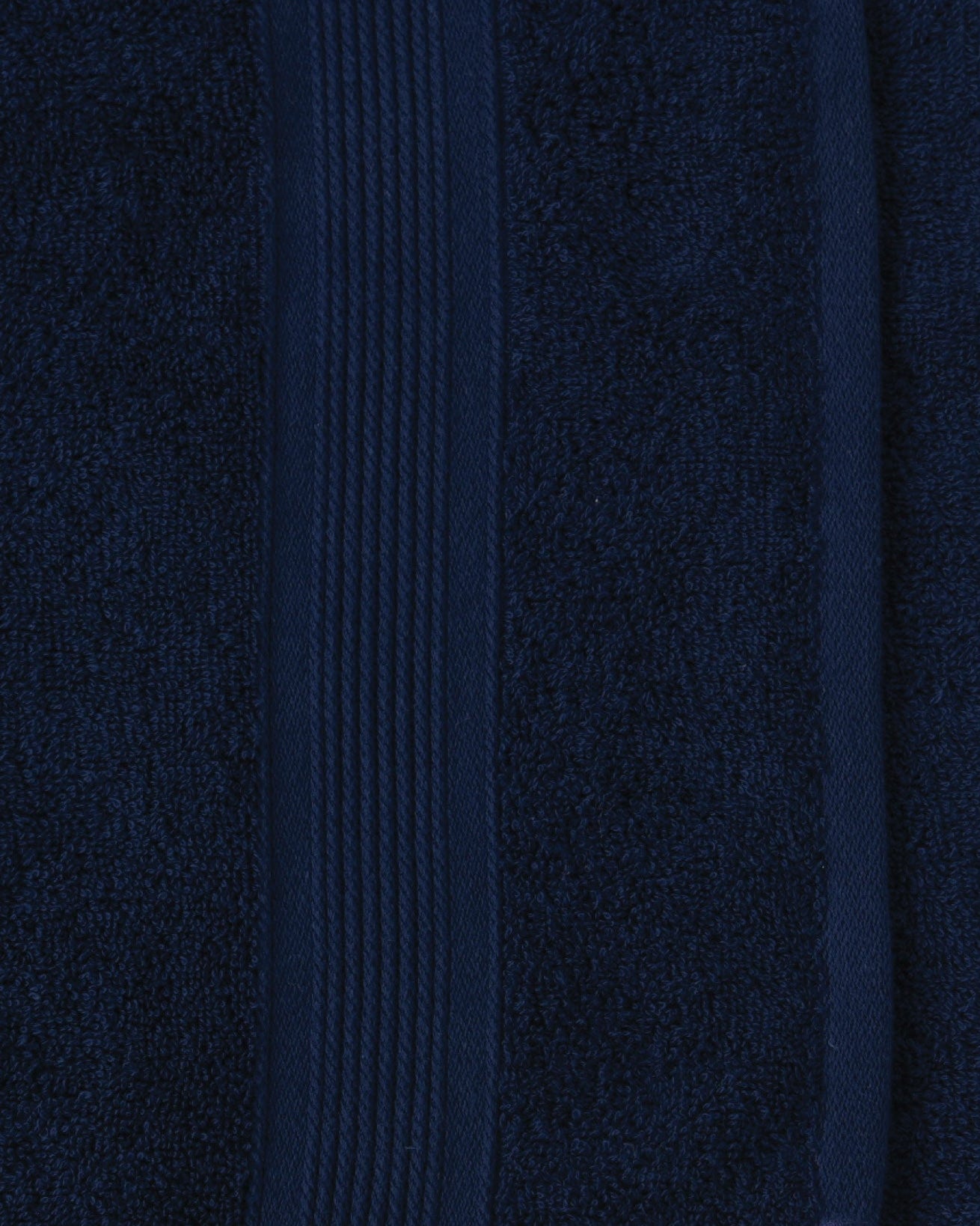 Navy Amari Cotton Hand Towel