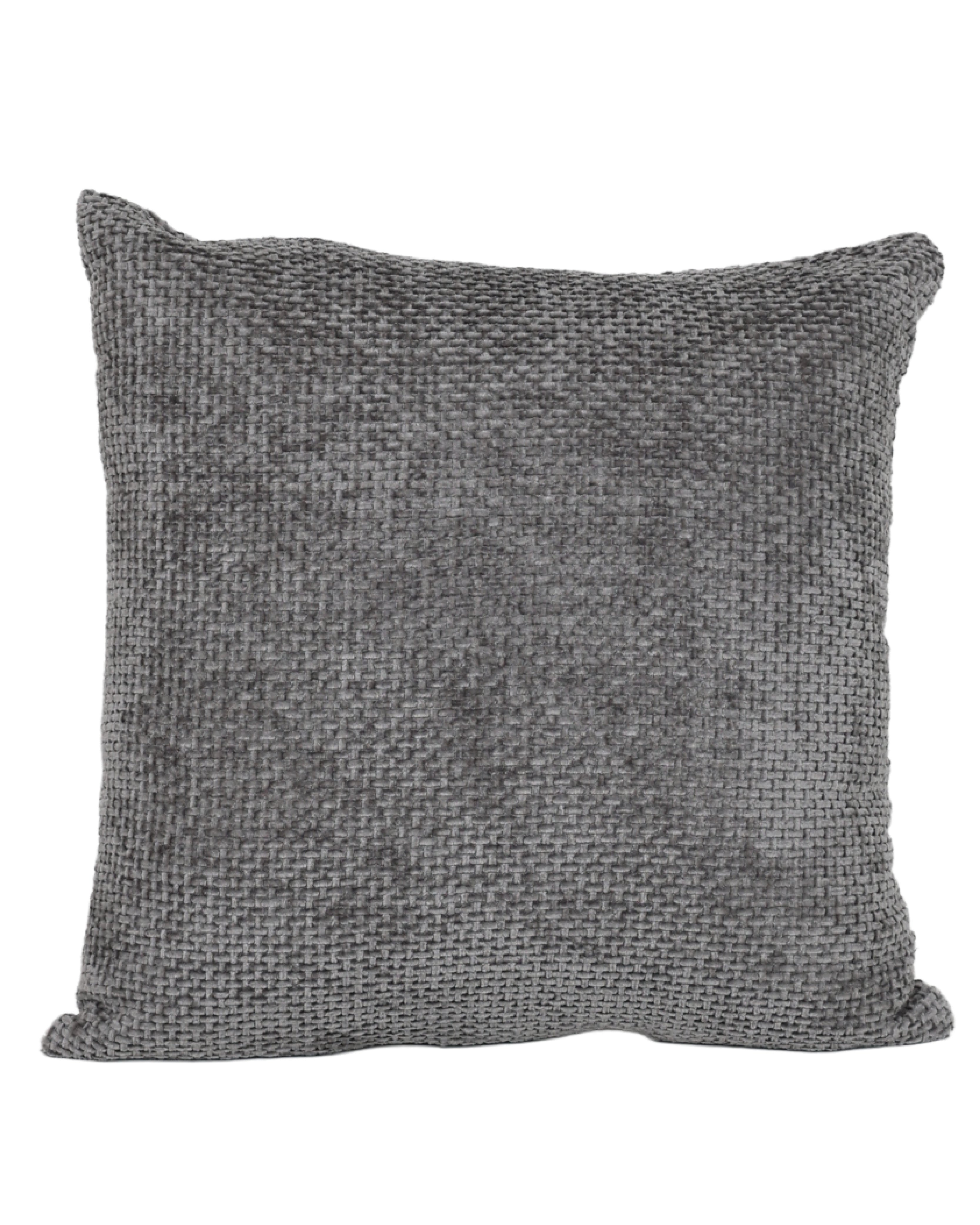 Grey Chunky Textured Scatter Cushion