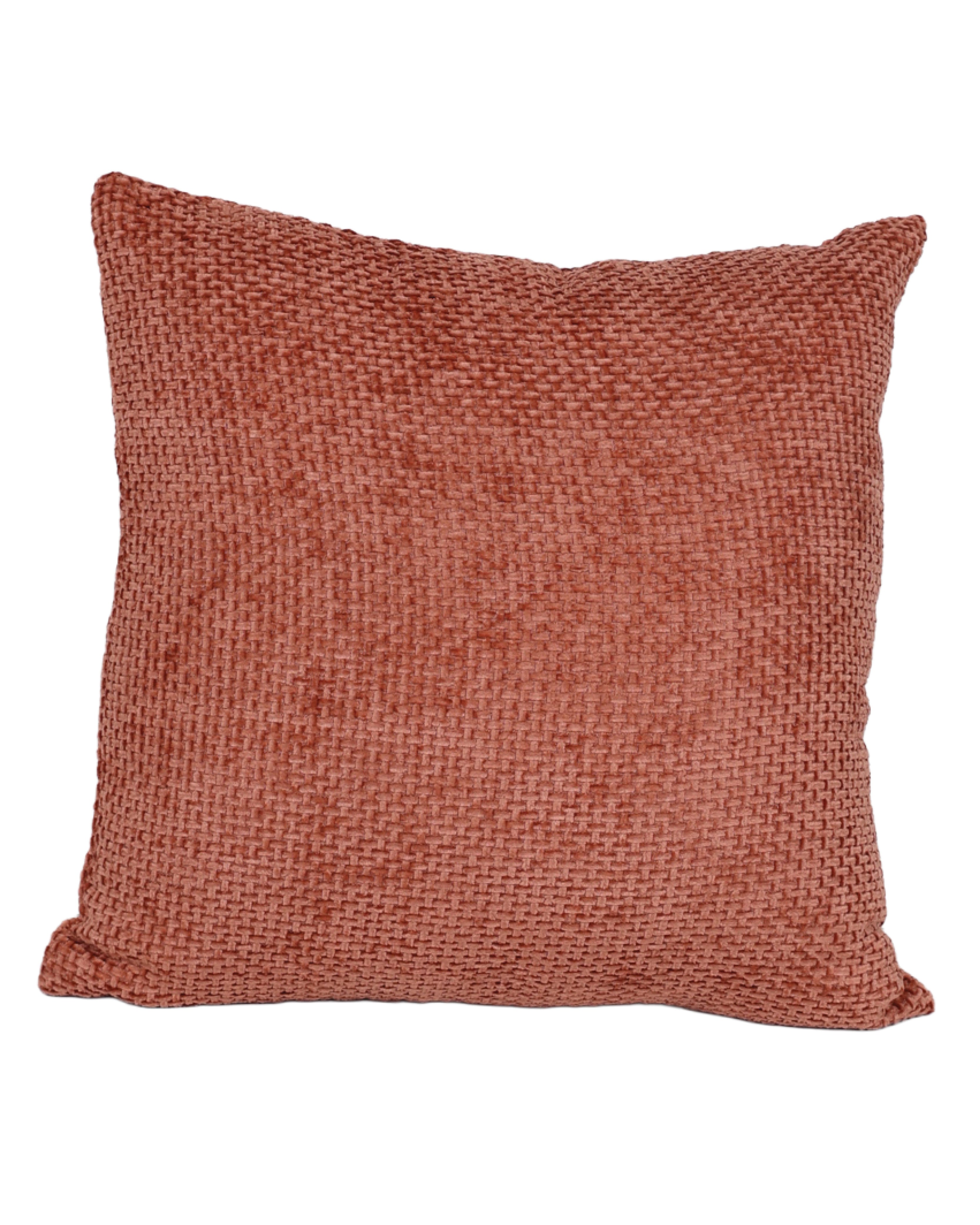 Rust Chunky Textured Scatter Cushion