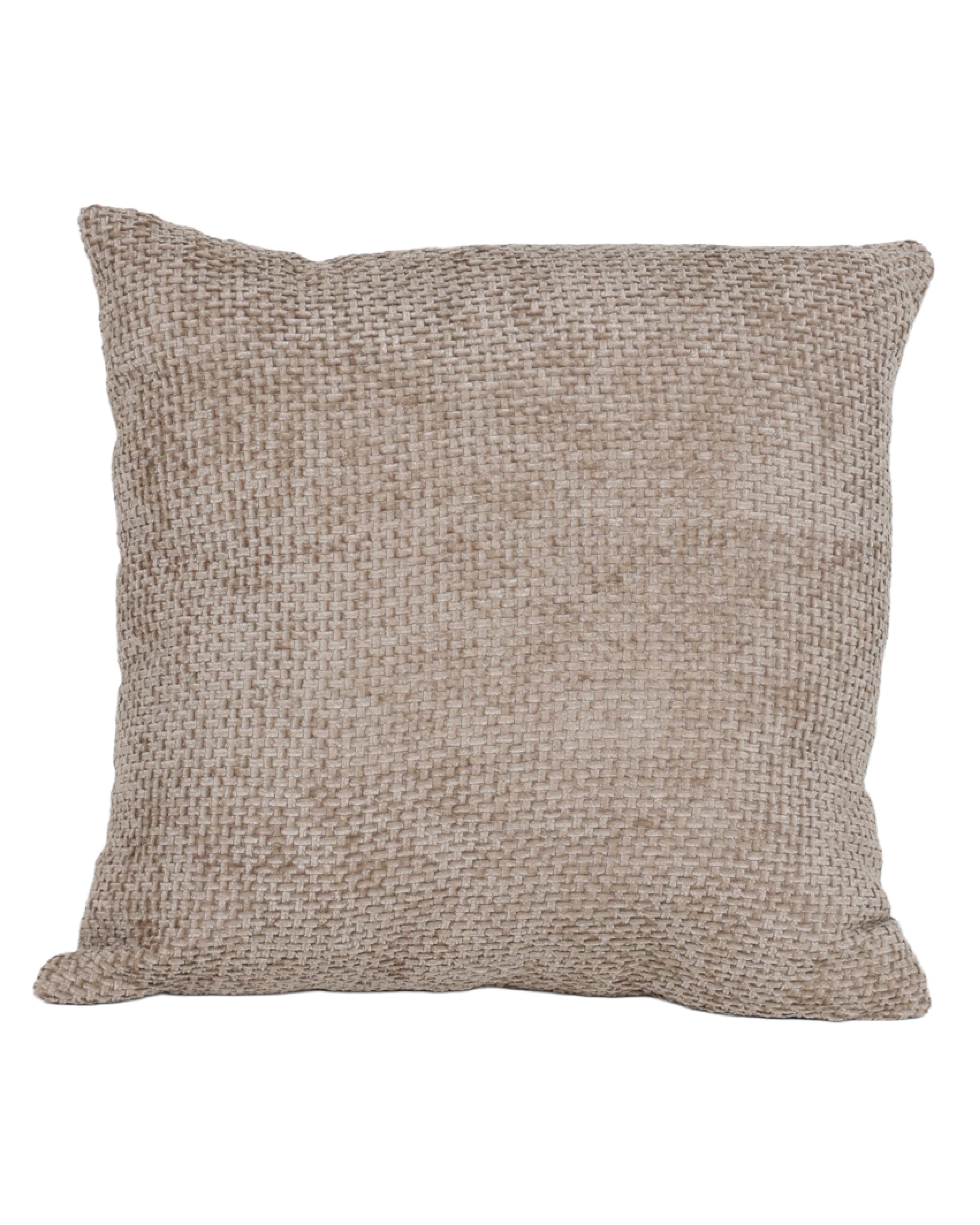 Beige Chunky Textured Scatter Cushion
