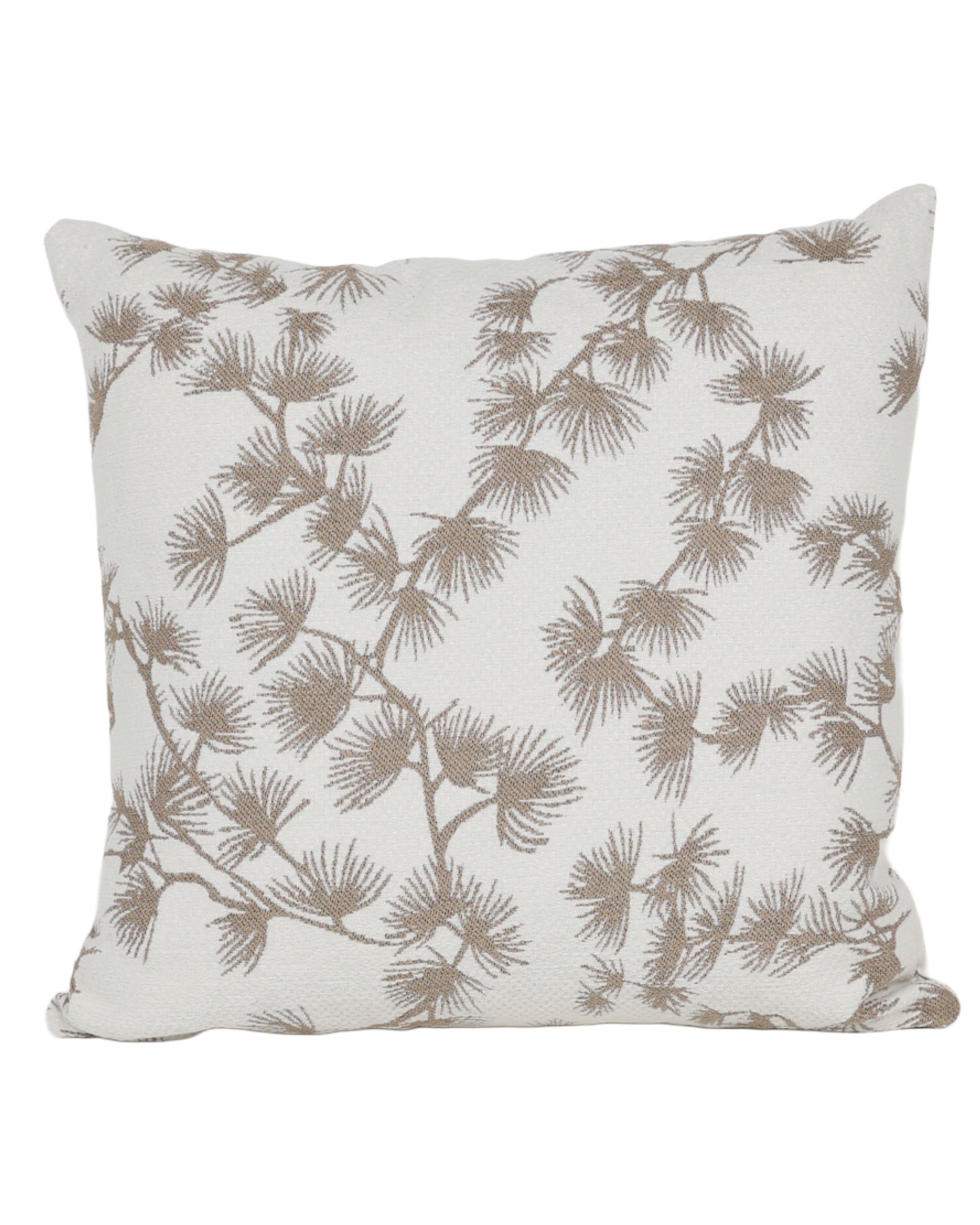 Natural Bottle Brush Print Scatter Cushion