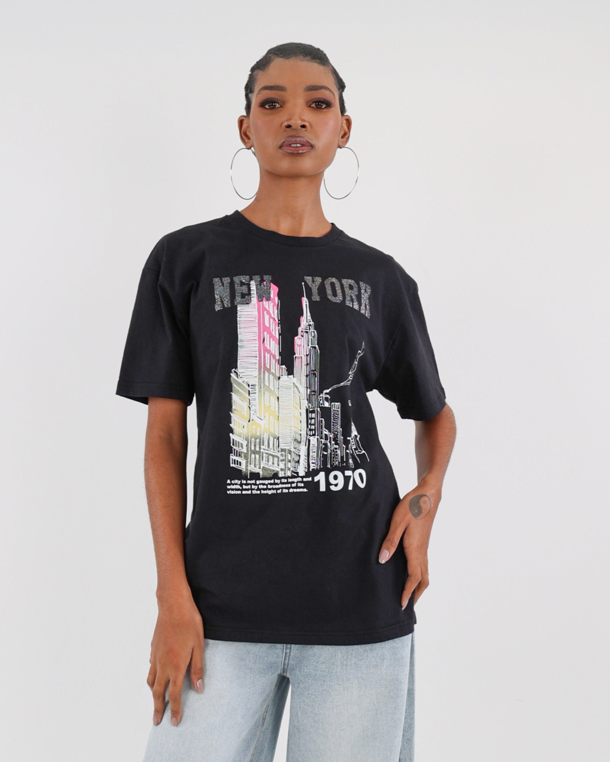 Short Sleeve New York Graphic T-Shirt