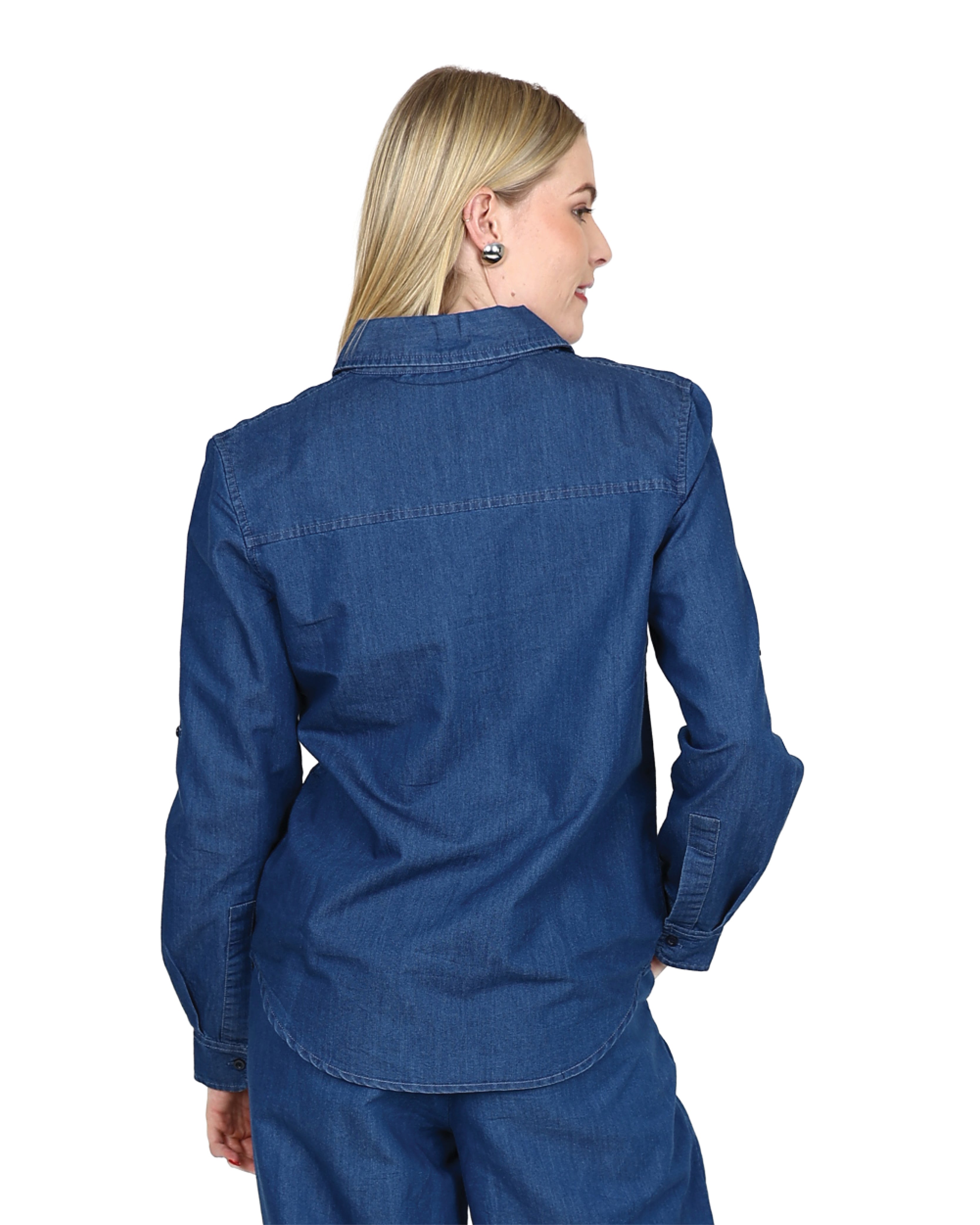 Long Sleeve Denim Shirt