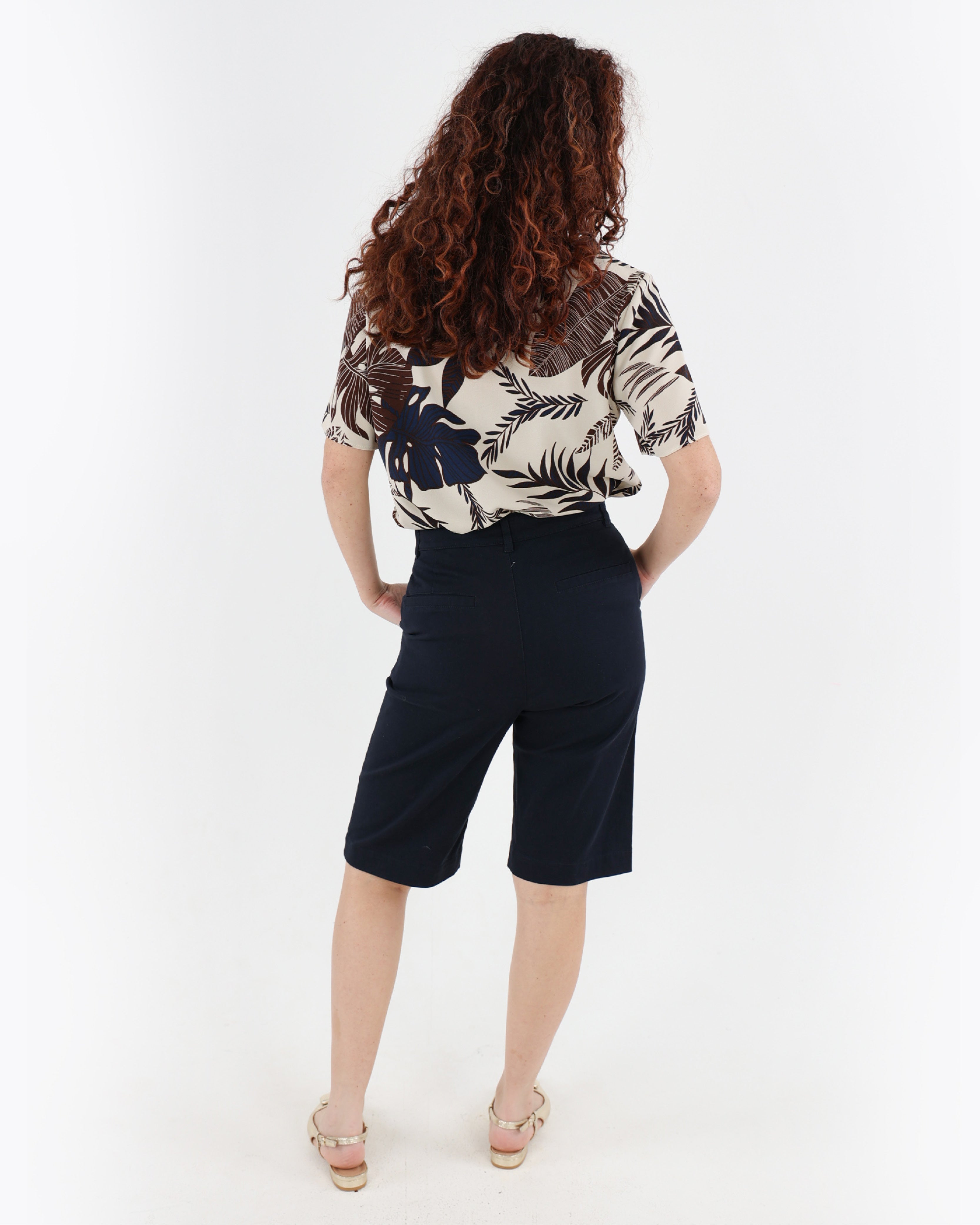 Indigo Denim Bermuda Shorts