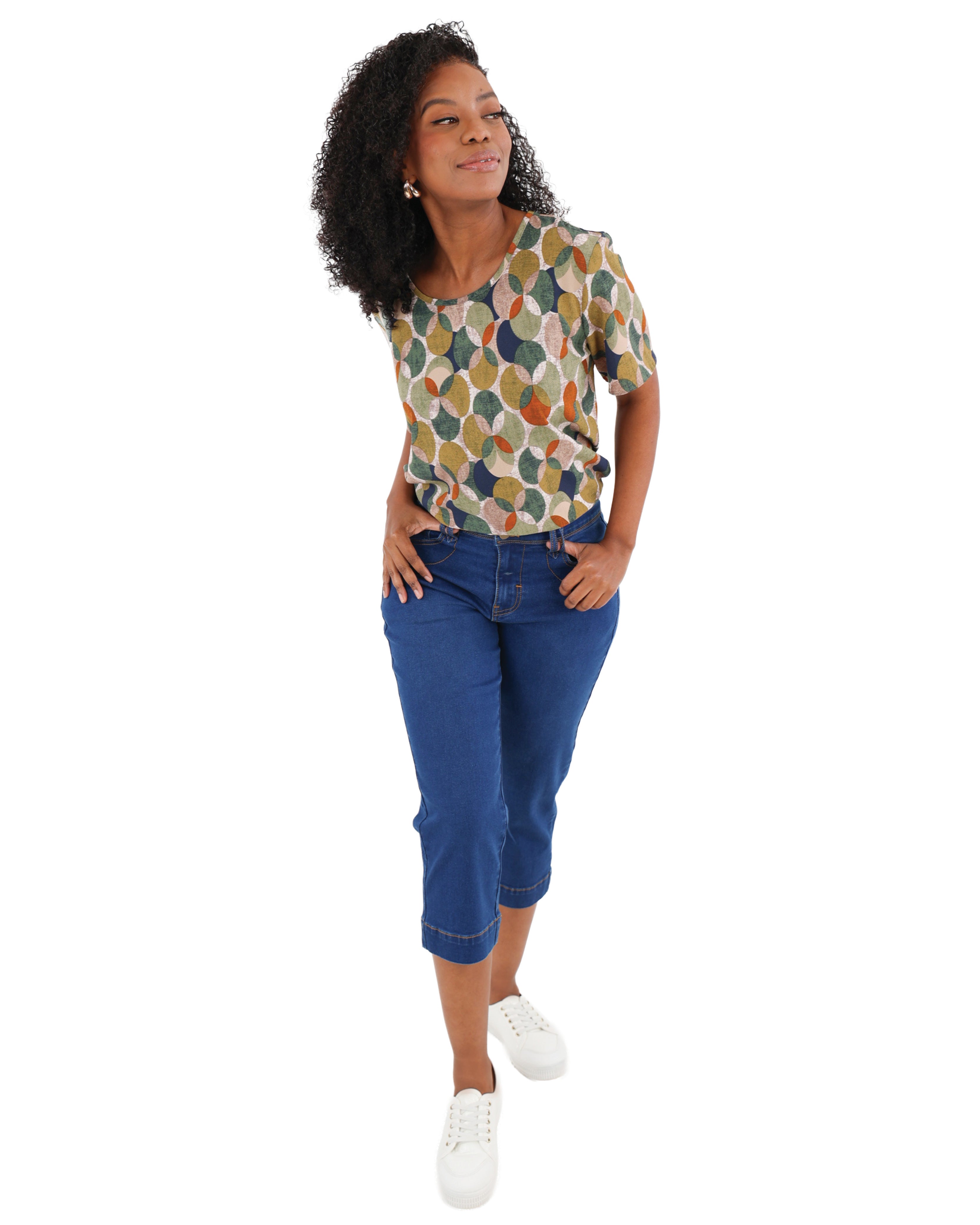 Medium Indigo Denim Bermuda Shorts