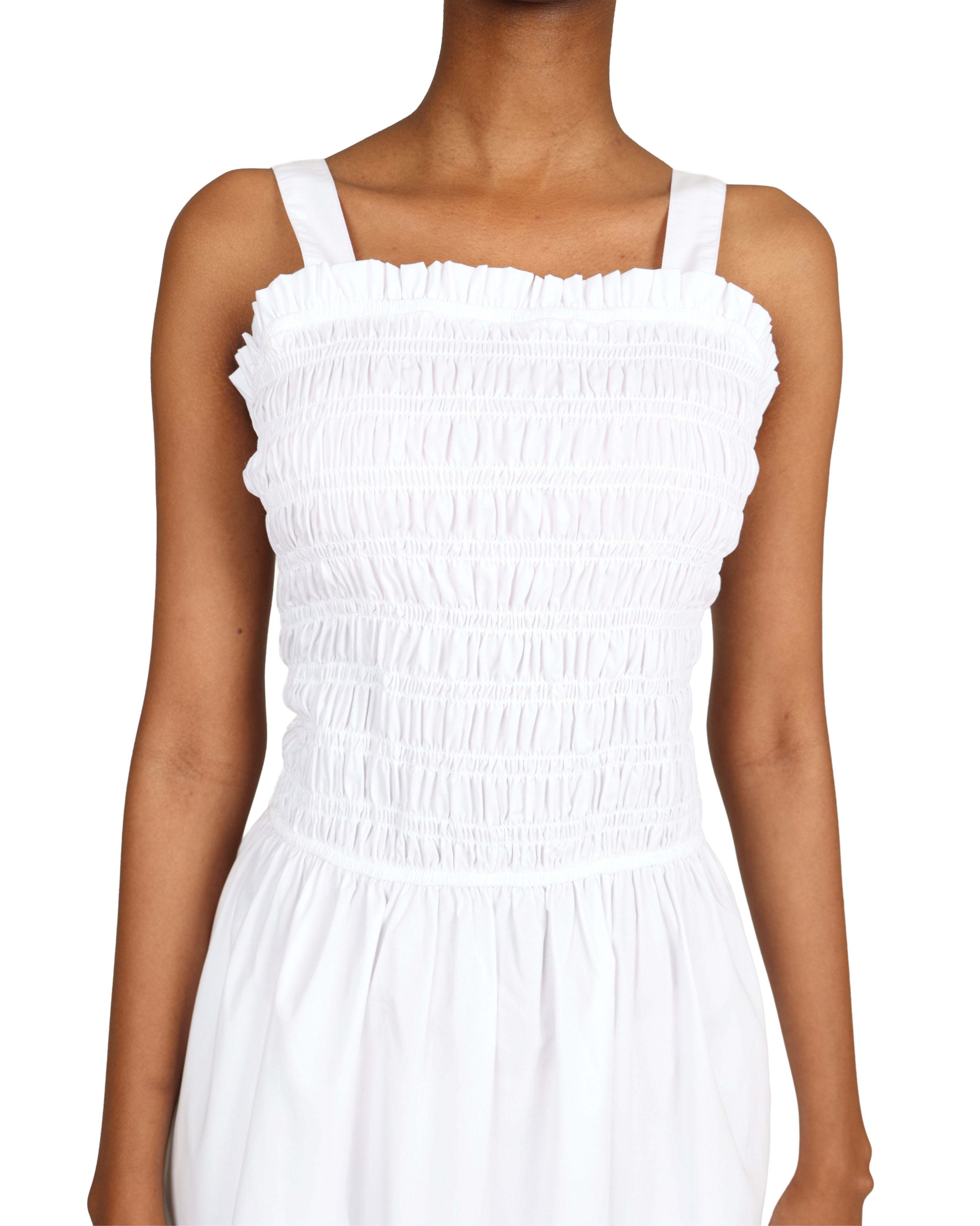 Bow Detail Ruched Maxi Dress