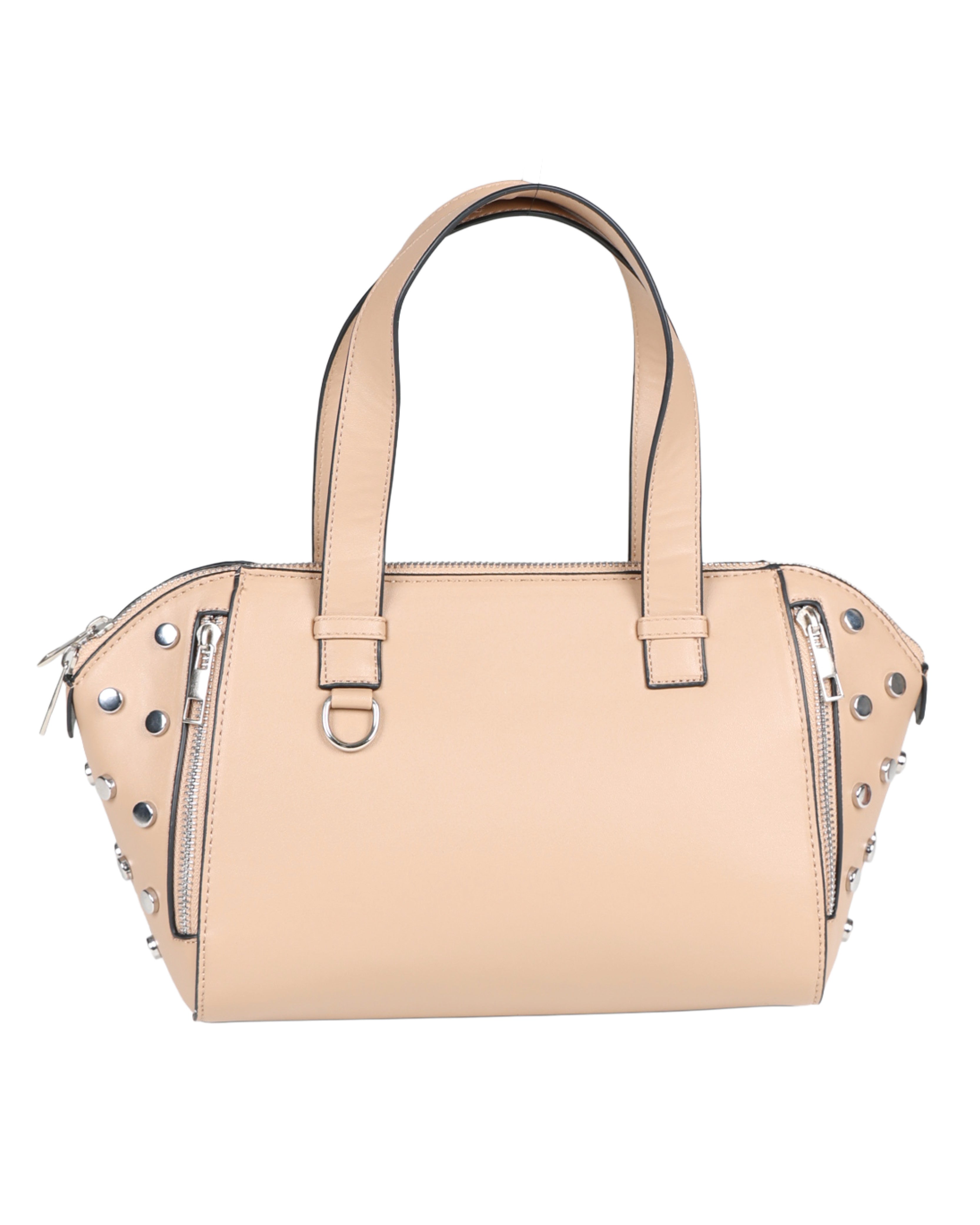 Taupe Studded Handbag