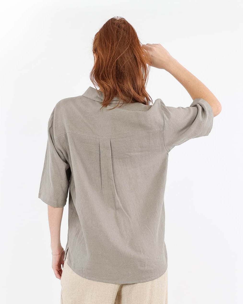 The Margaux Air Spun Cotton Double Pocket Shirt