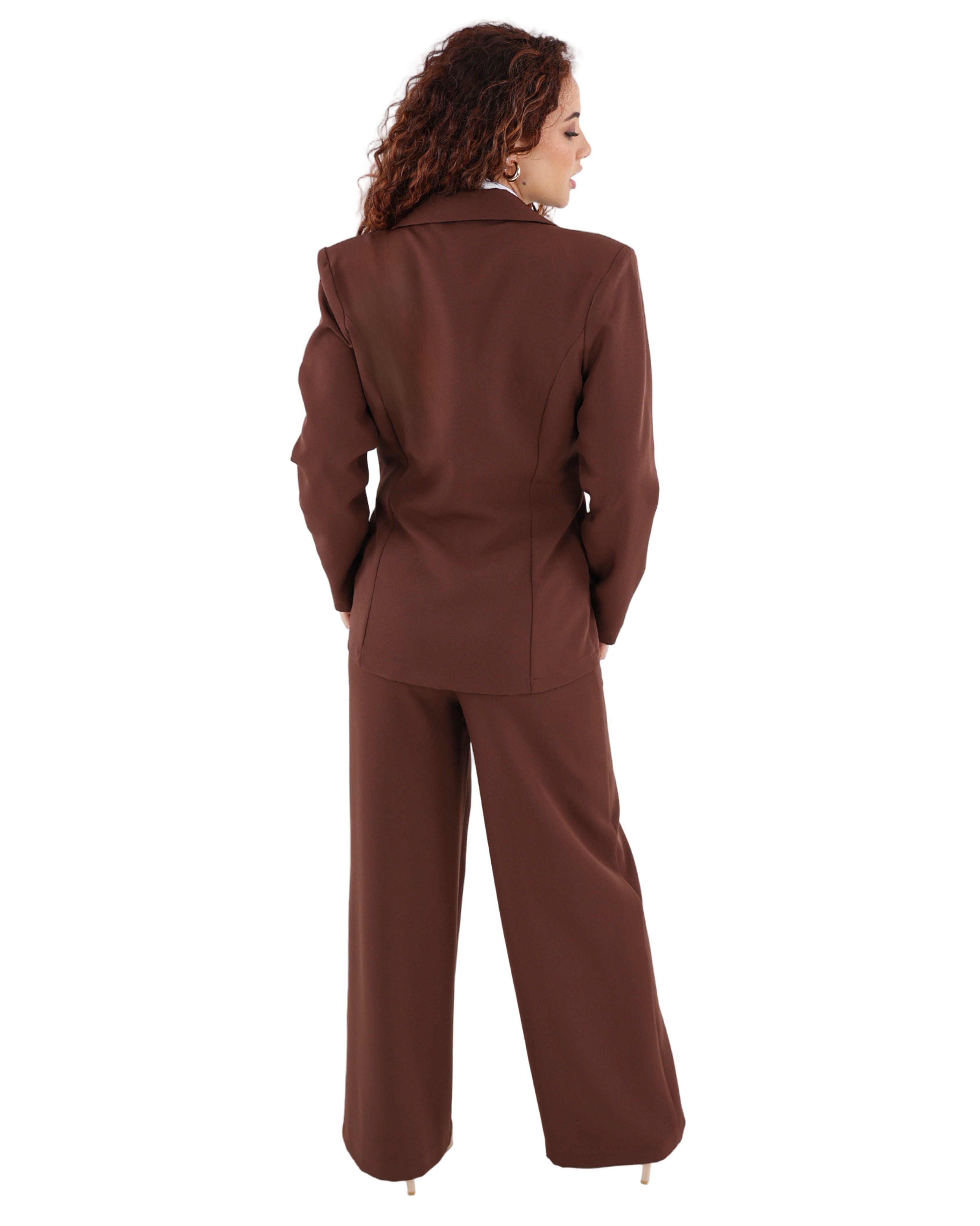 Single Button Structured Blazer