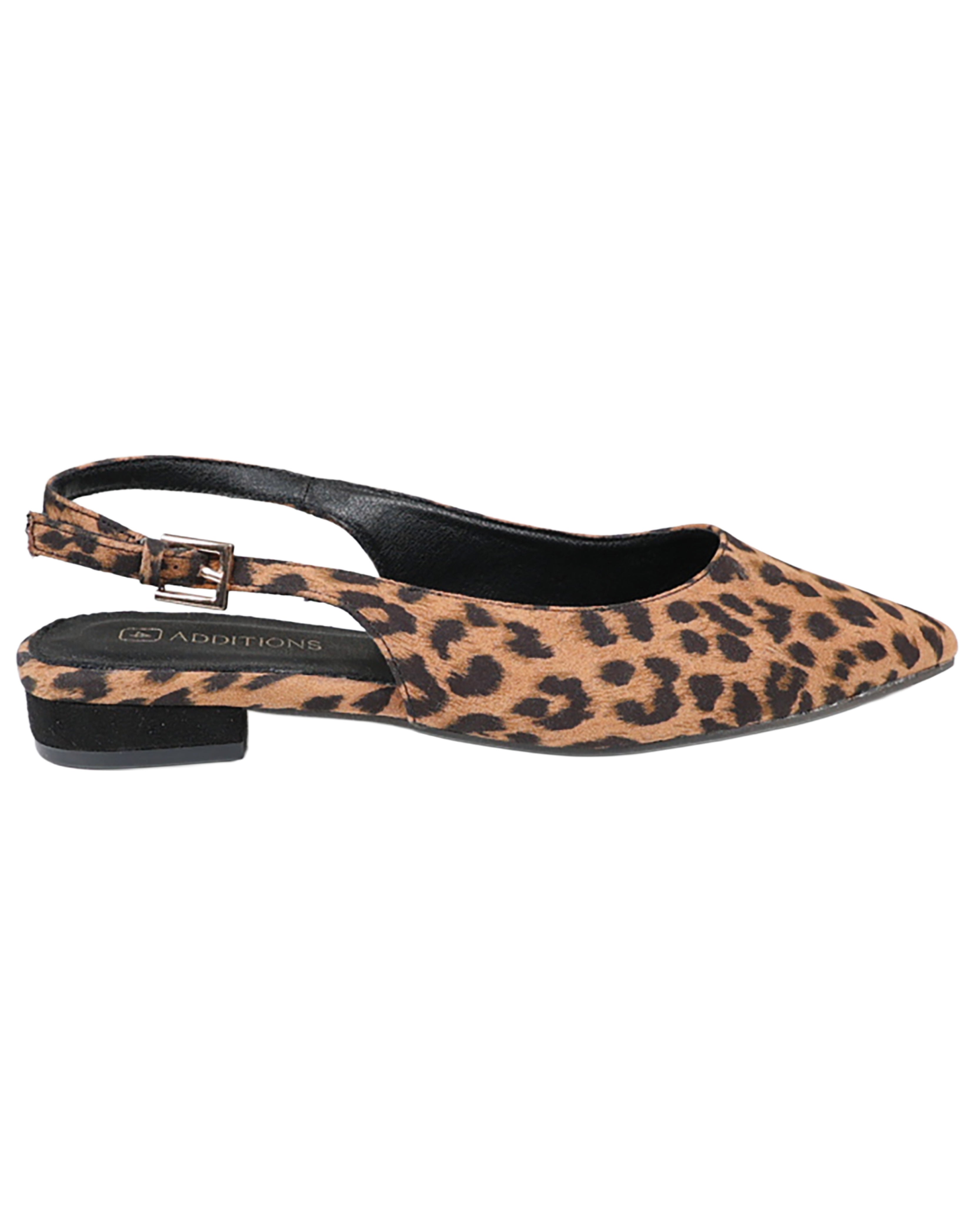 Animal Print Slingback Pumps