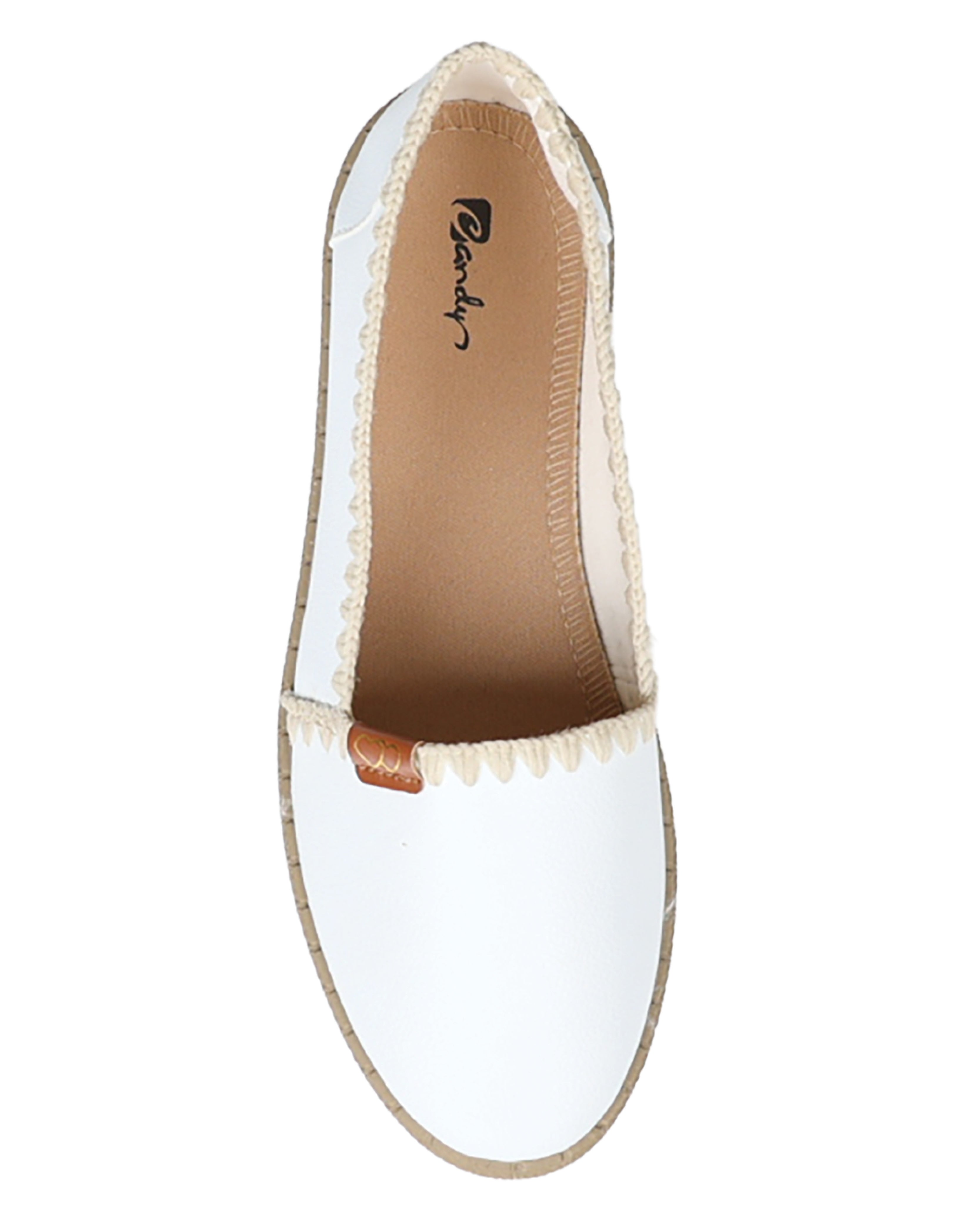 White Whip Stitch Detail Loafer
