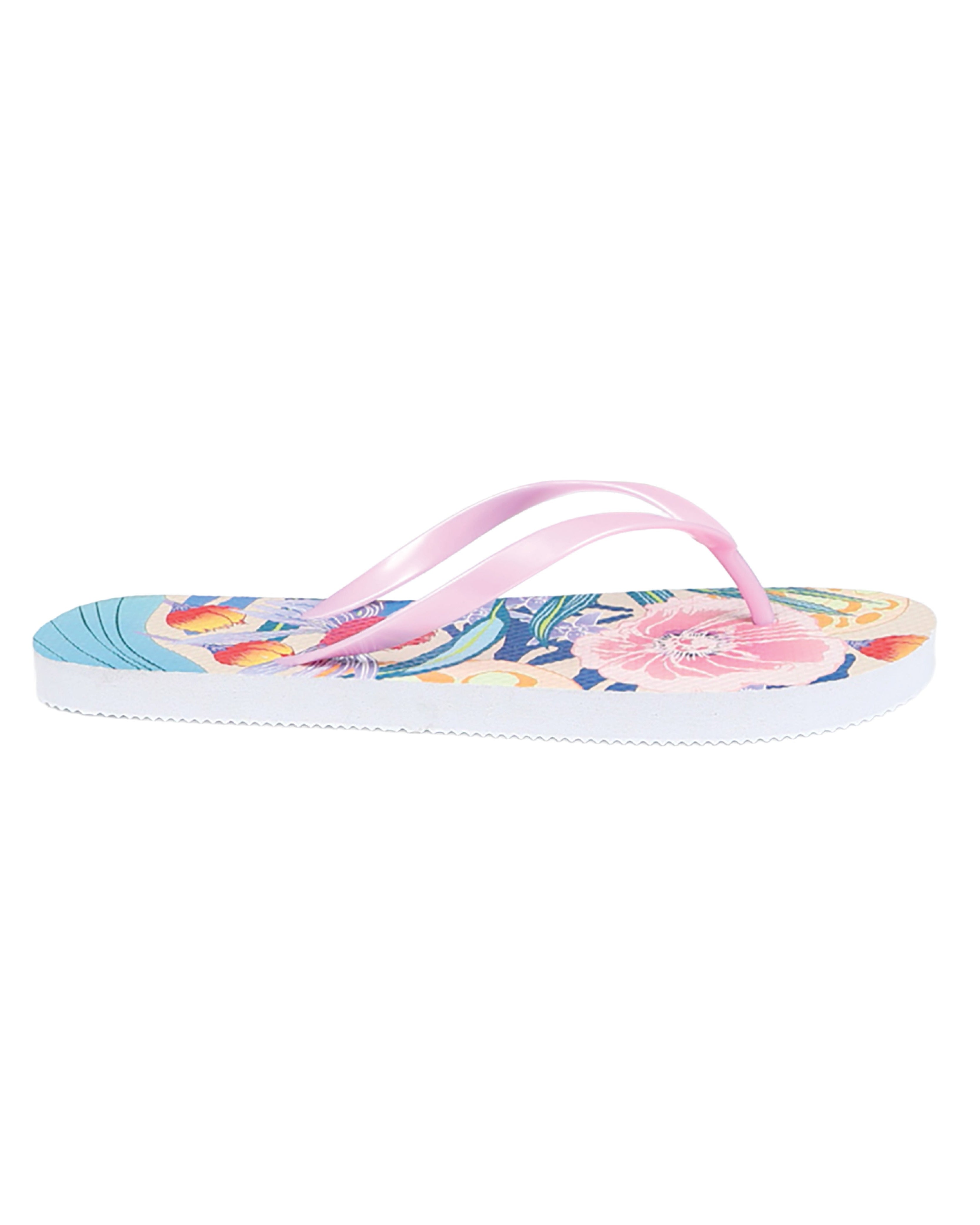 Floral Print Flip Flop