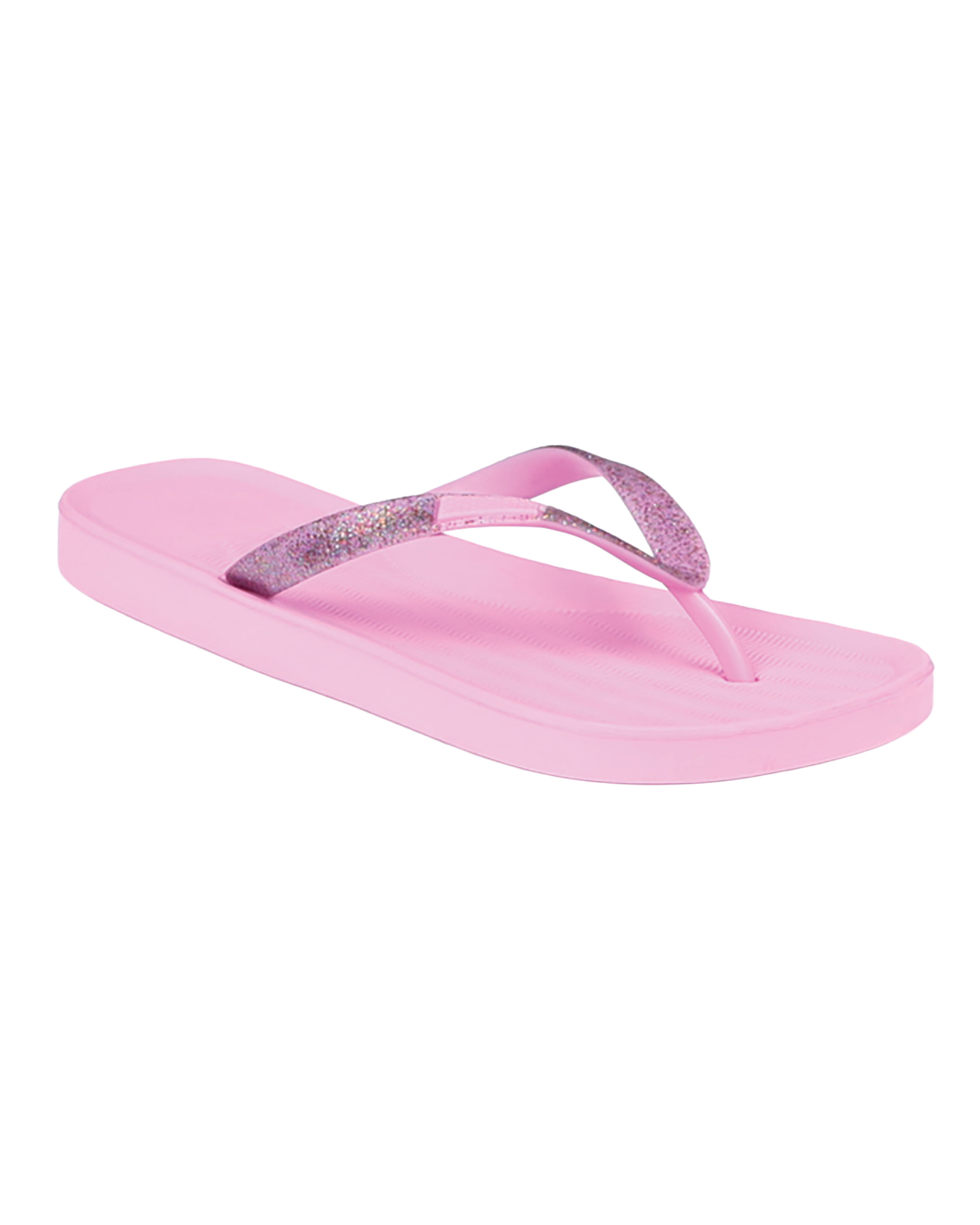 Pink Glitter Detail Flip Flop