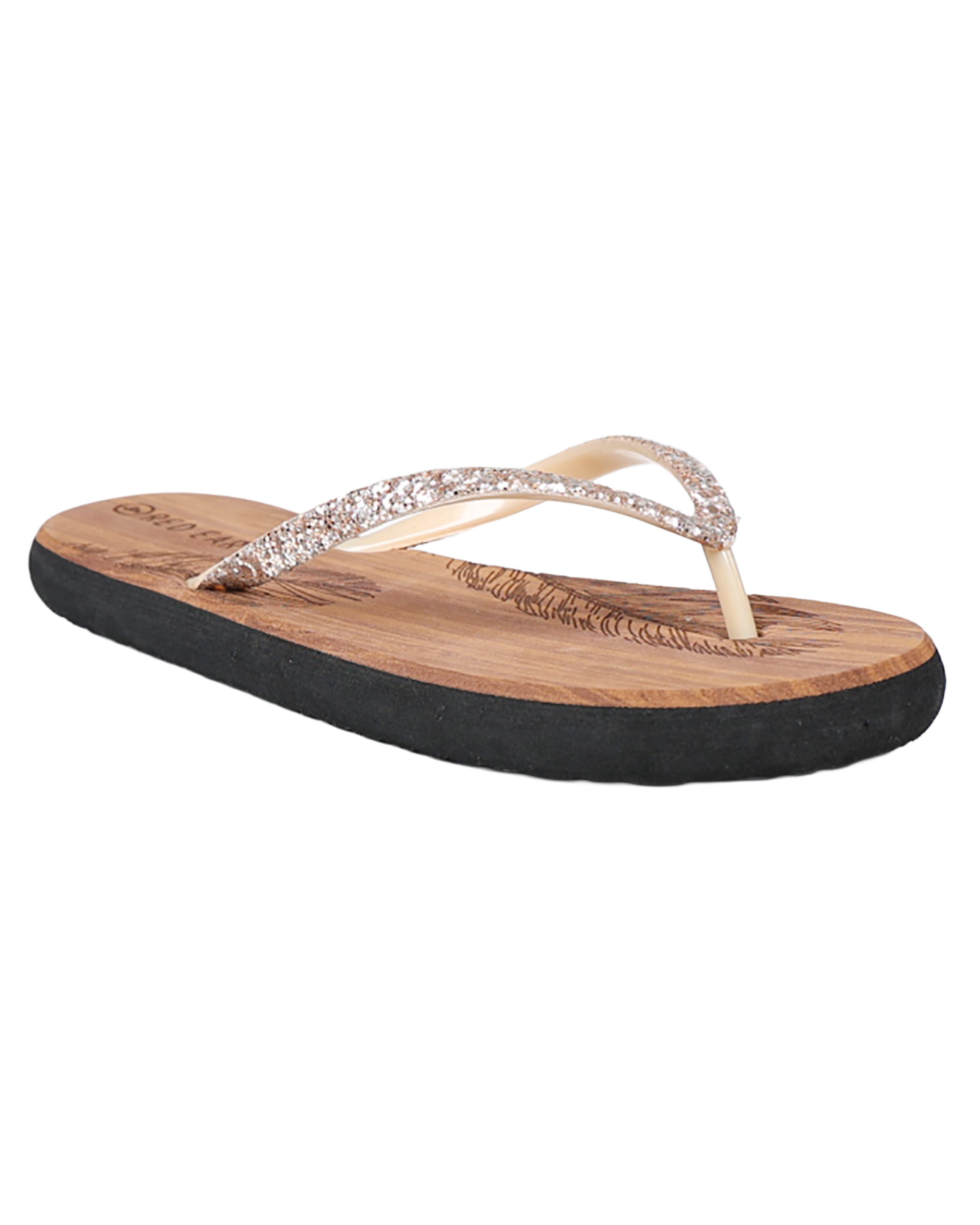 Champagne Glitter Comfort Flip Flop