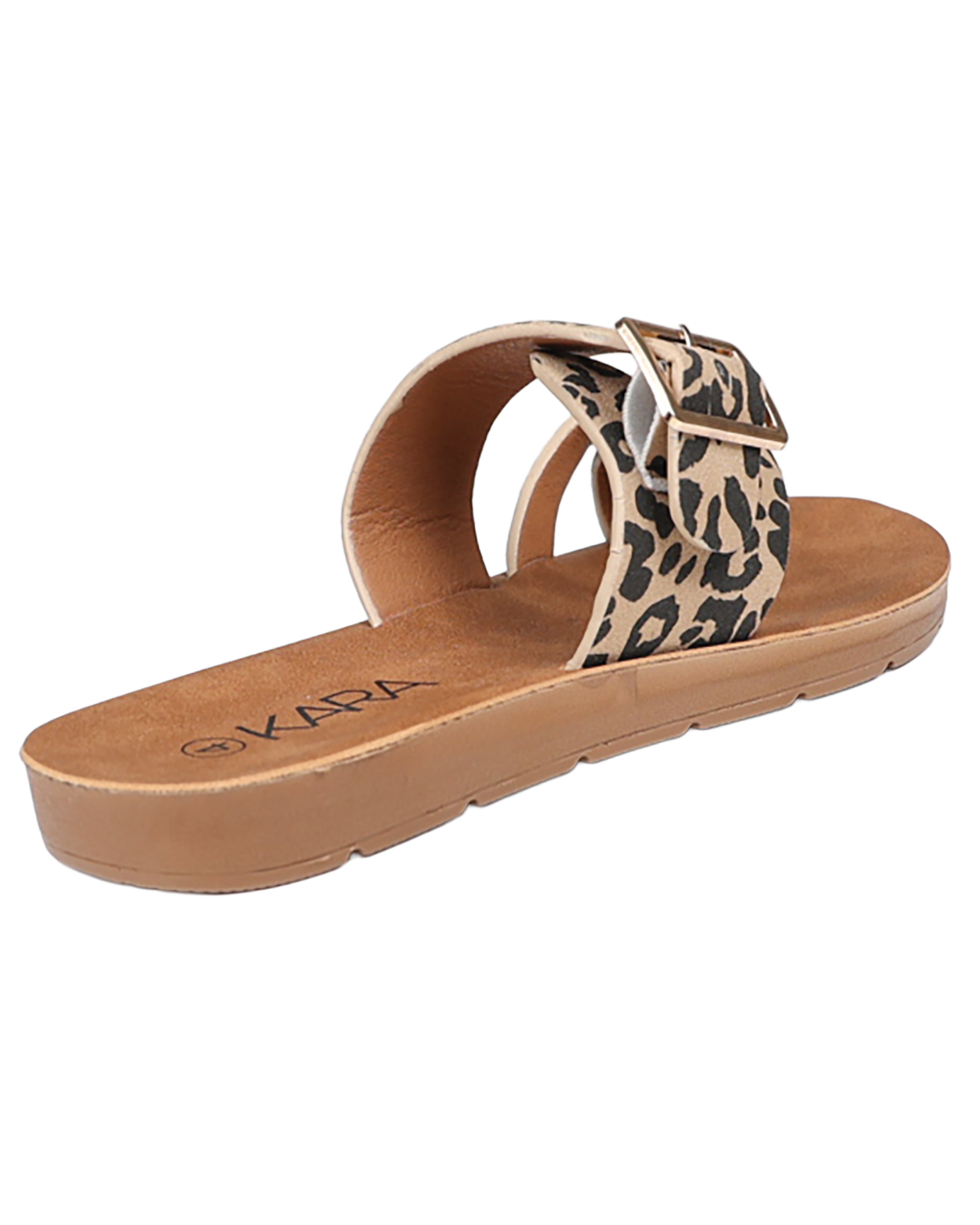 Animal Print Toe Post Moulded Sandal