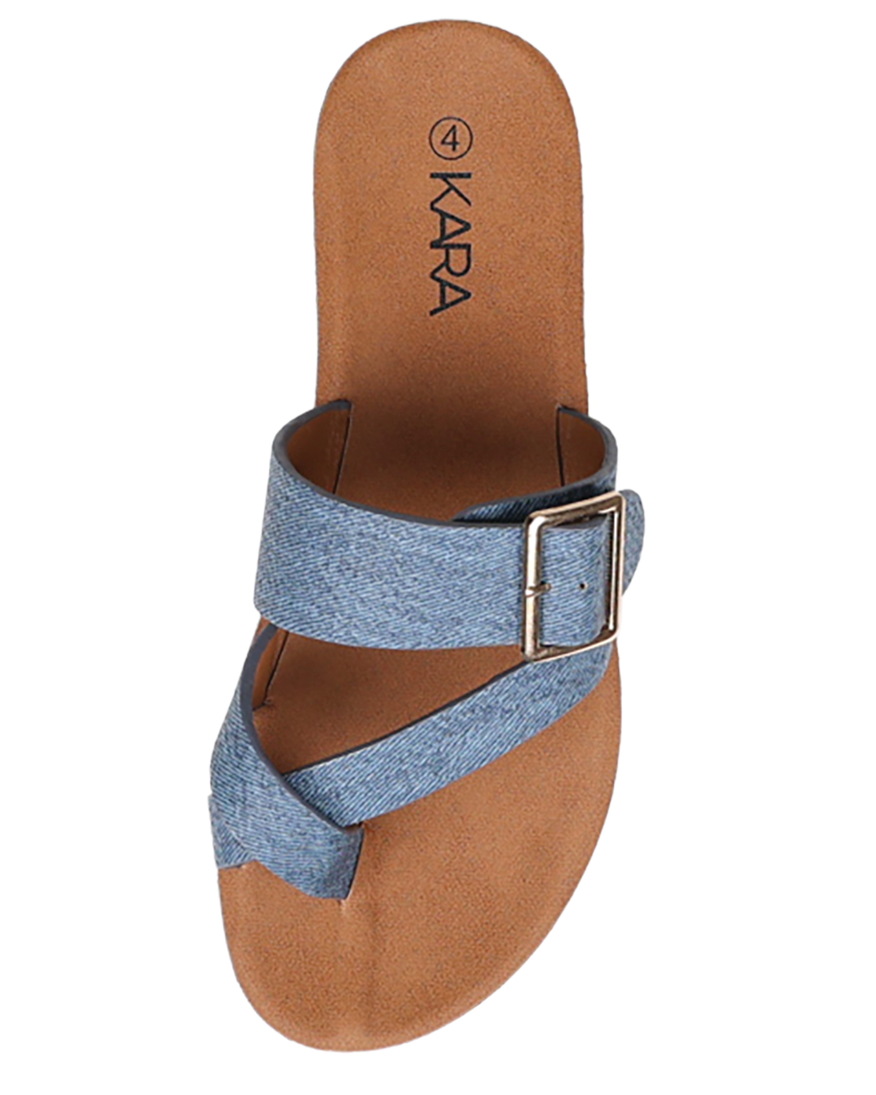 Denim Toe Post Moulded Sandal
