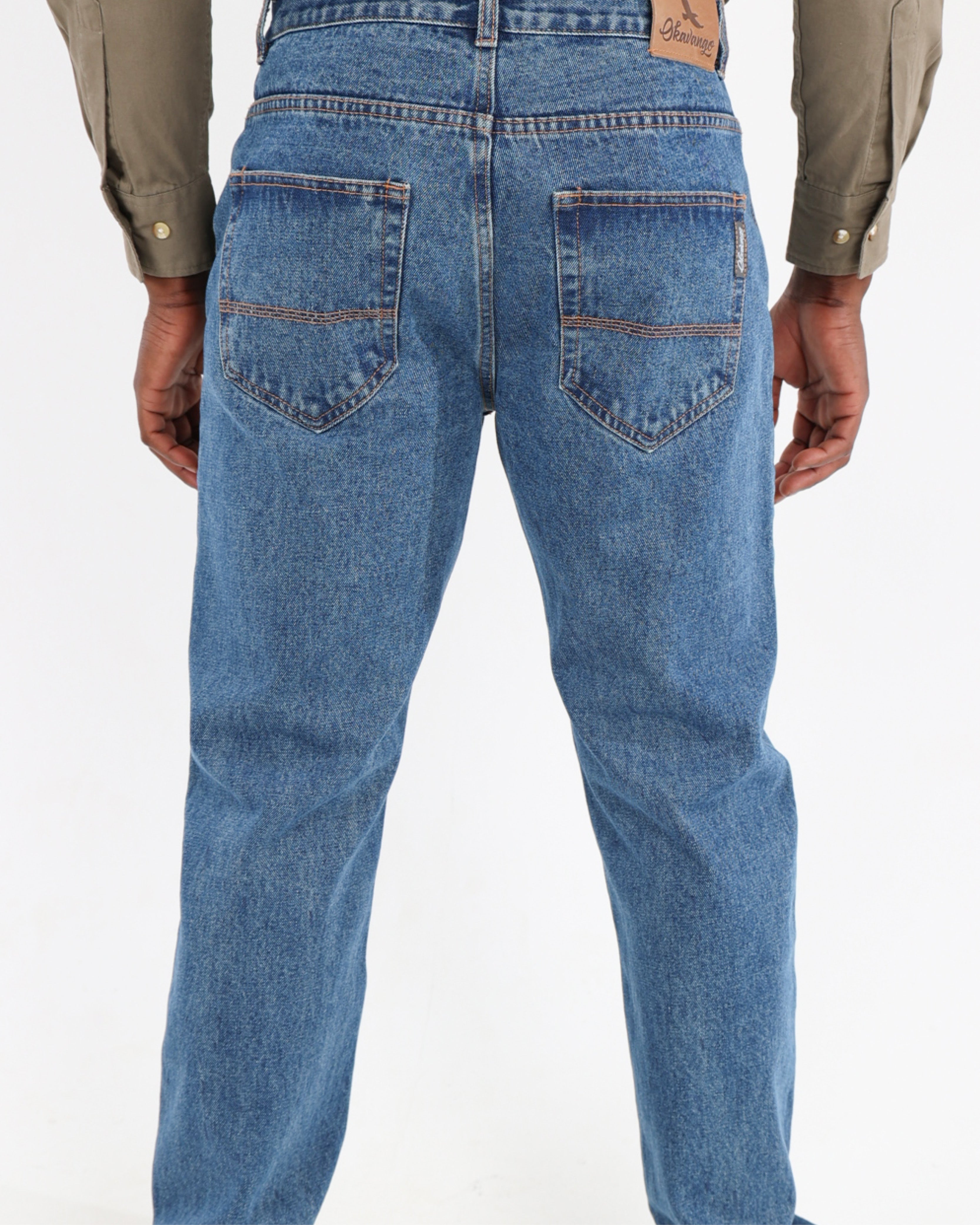 Regular Fit Stonewash Denim Jeans