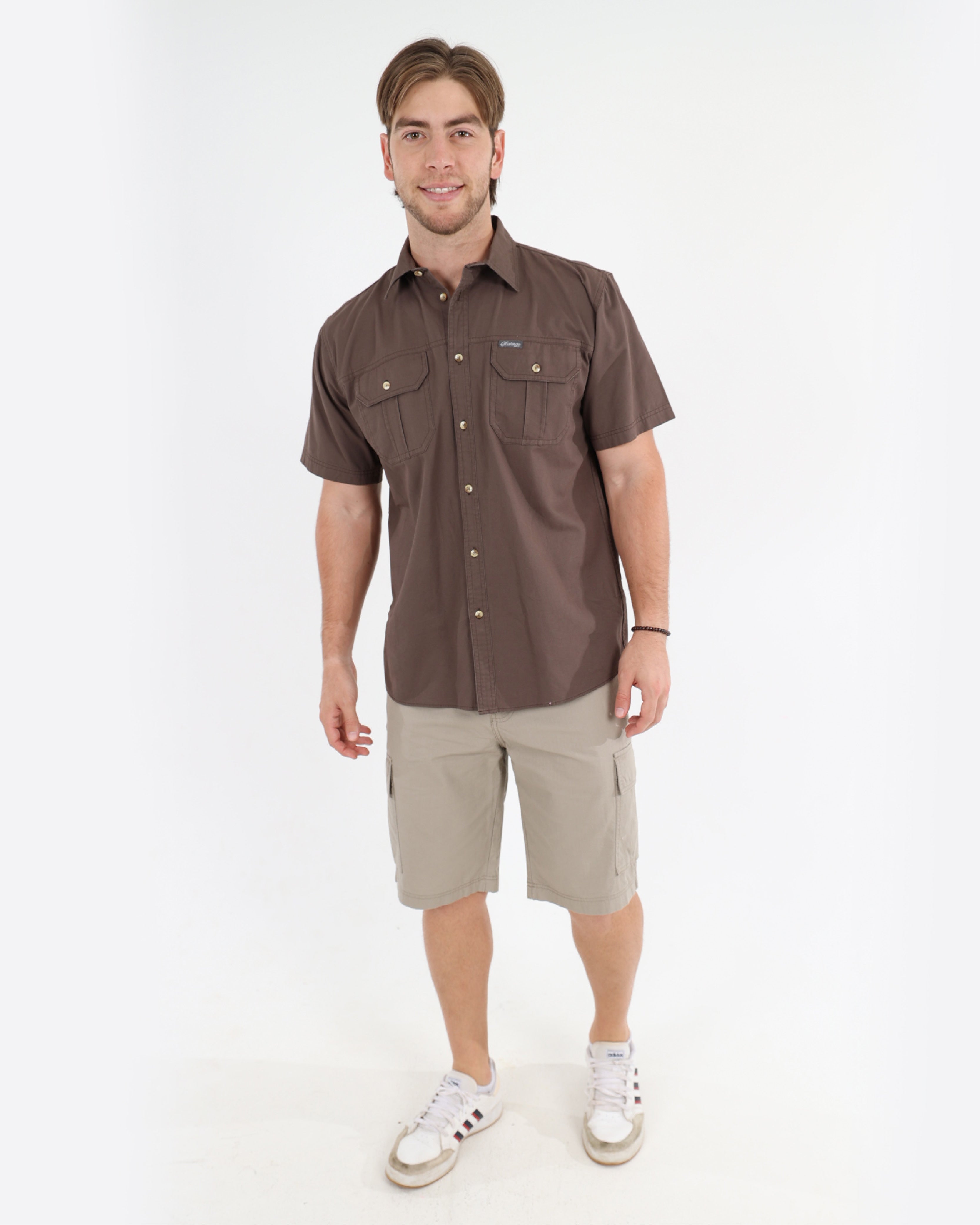 Outdoor Taupe Ripstop Cargo Shorts