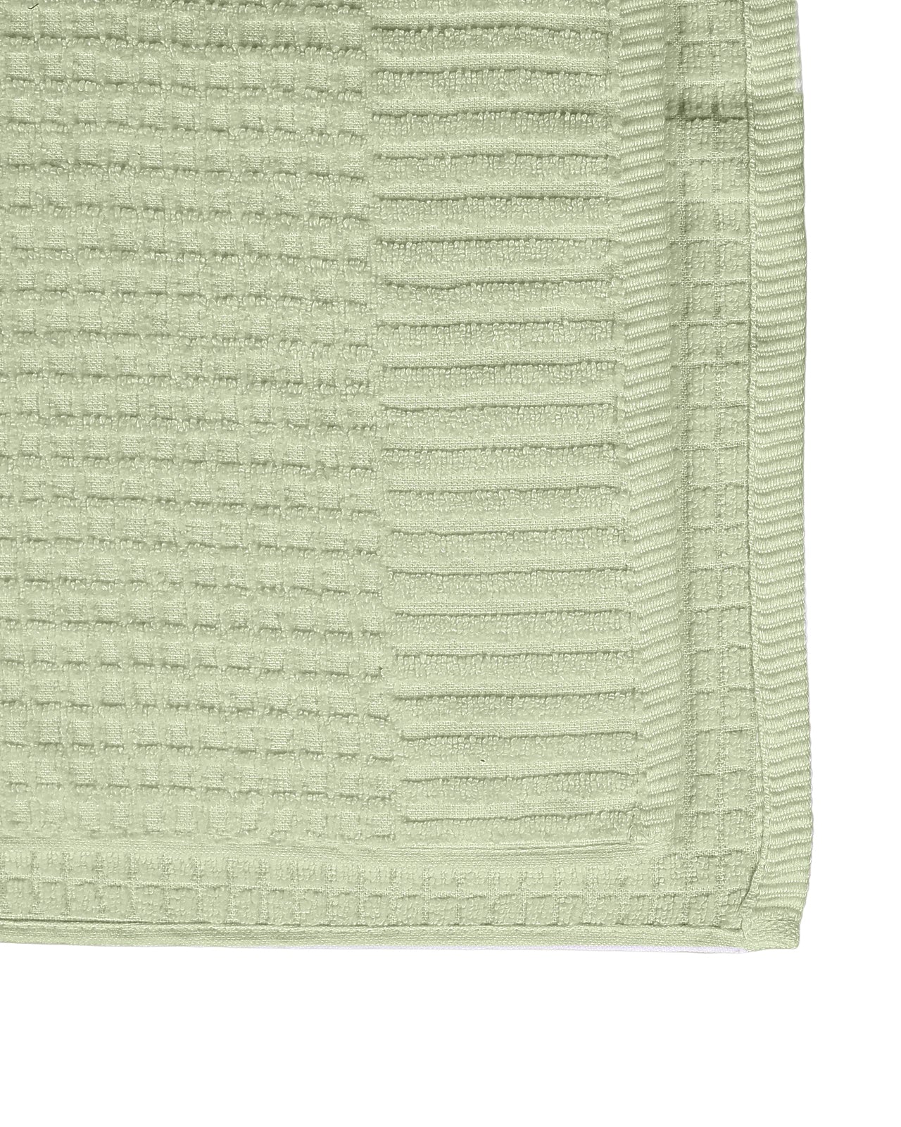 Sage Waffle Cotton Bath Sheet