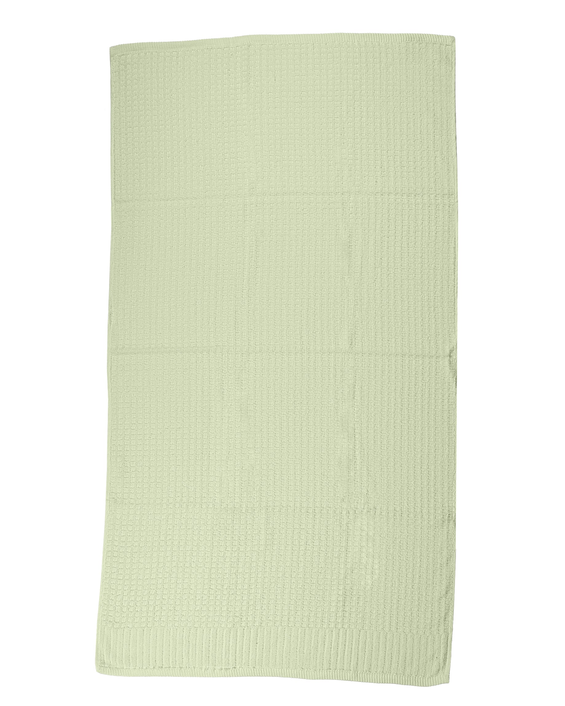 Sage Waffle Cotton Bath Sheet