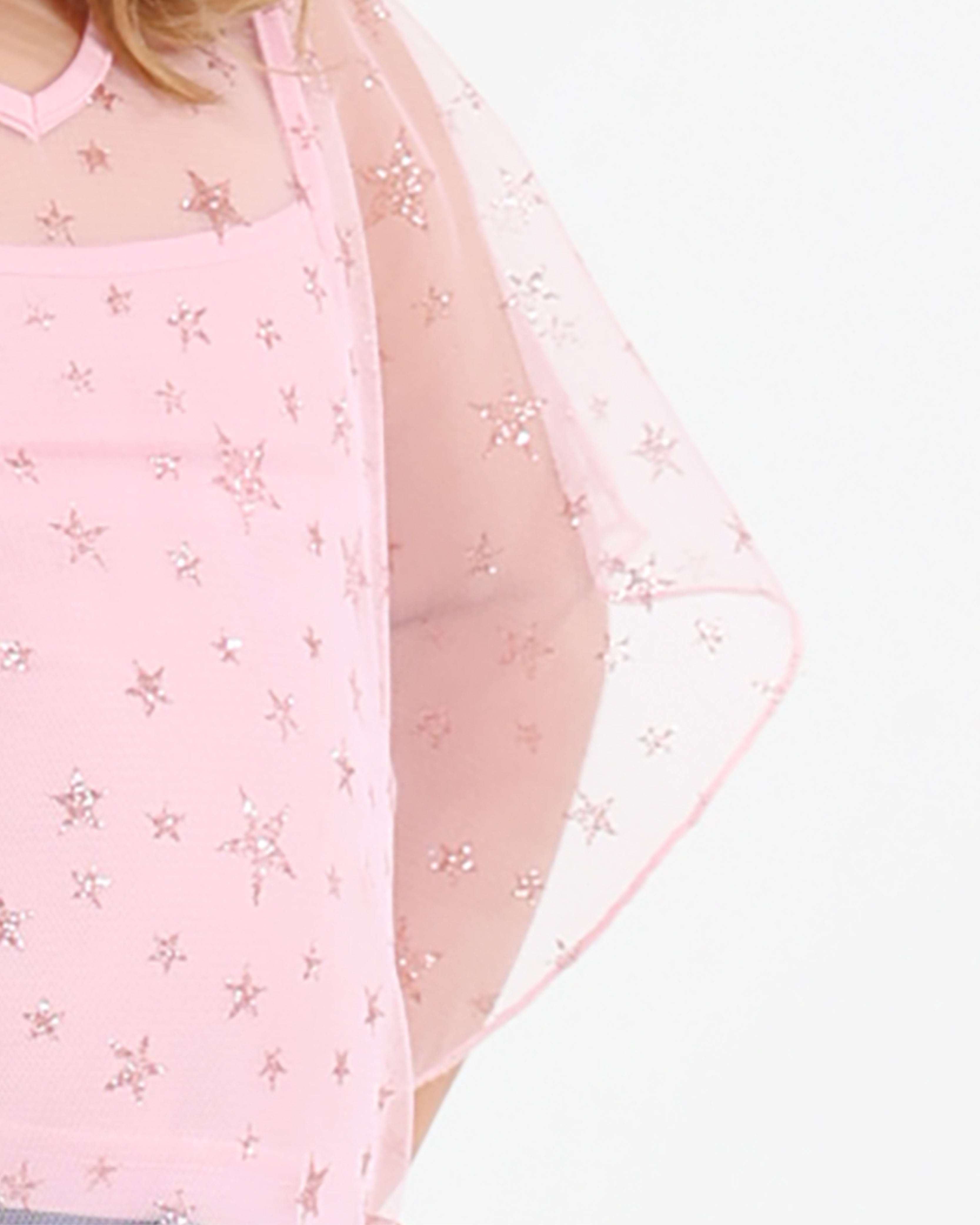 Batwing Glitter Star Blouse
