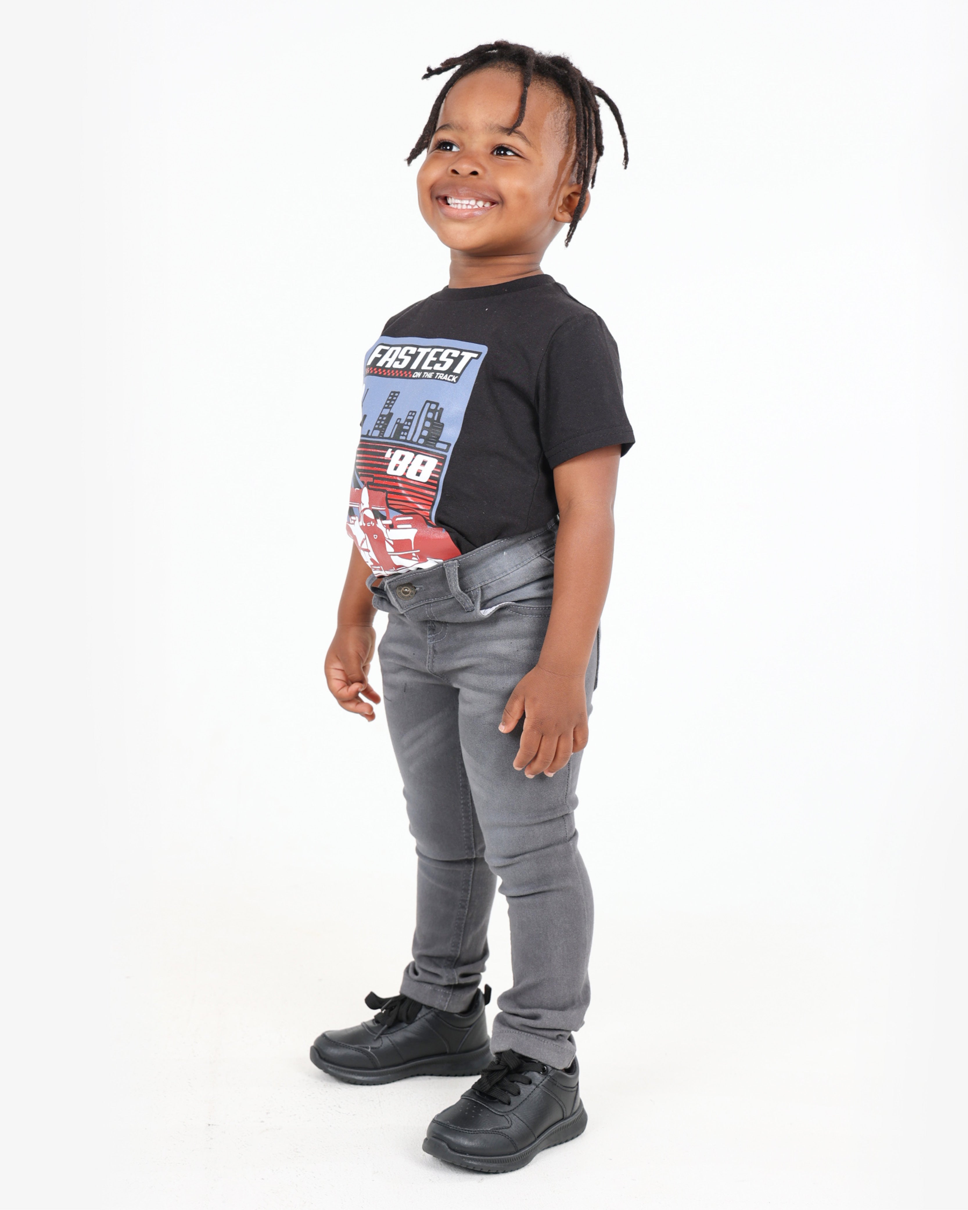 Grey Skinny Fit Denim Jeans