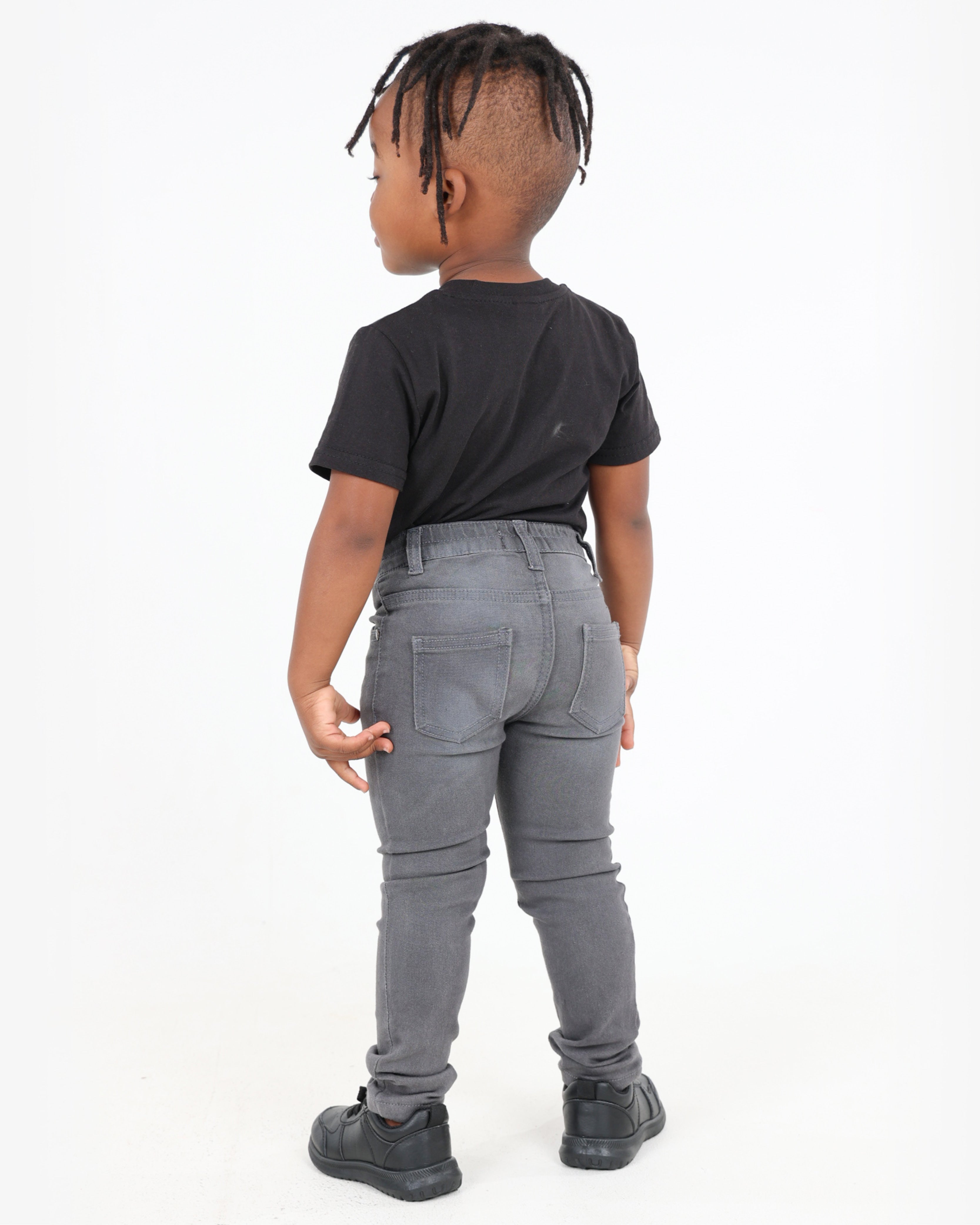 Grey Skinny Fit Denim Jeans