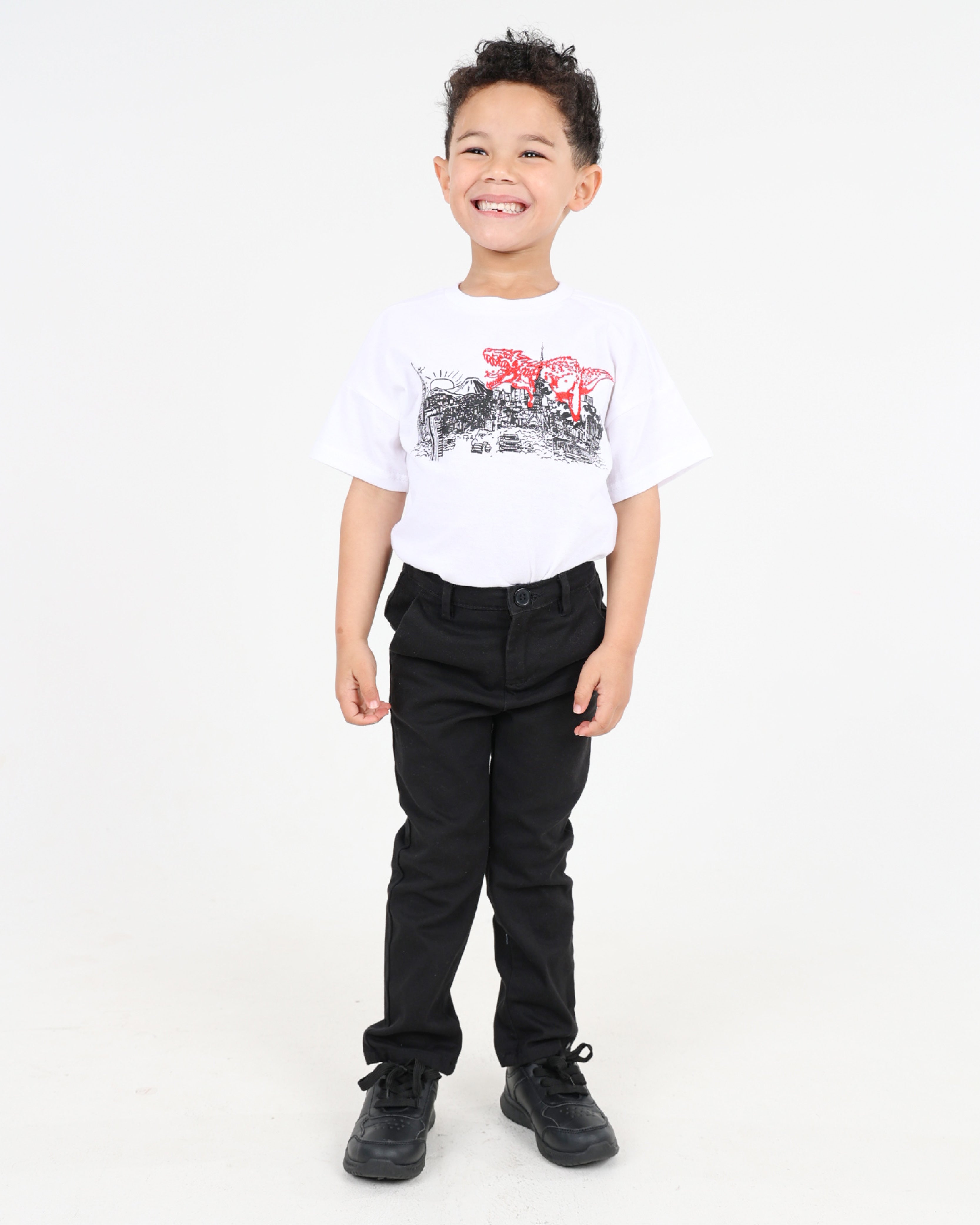 Black Slim Fit Chinos