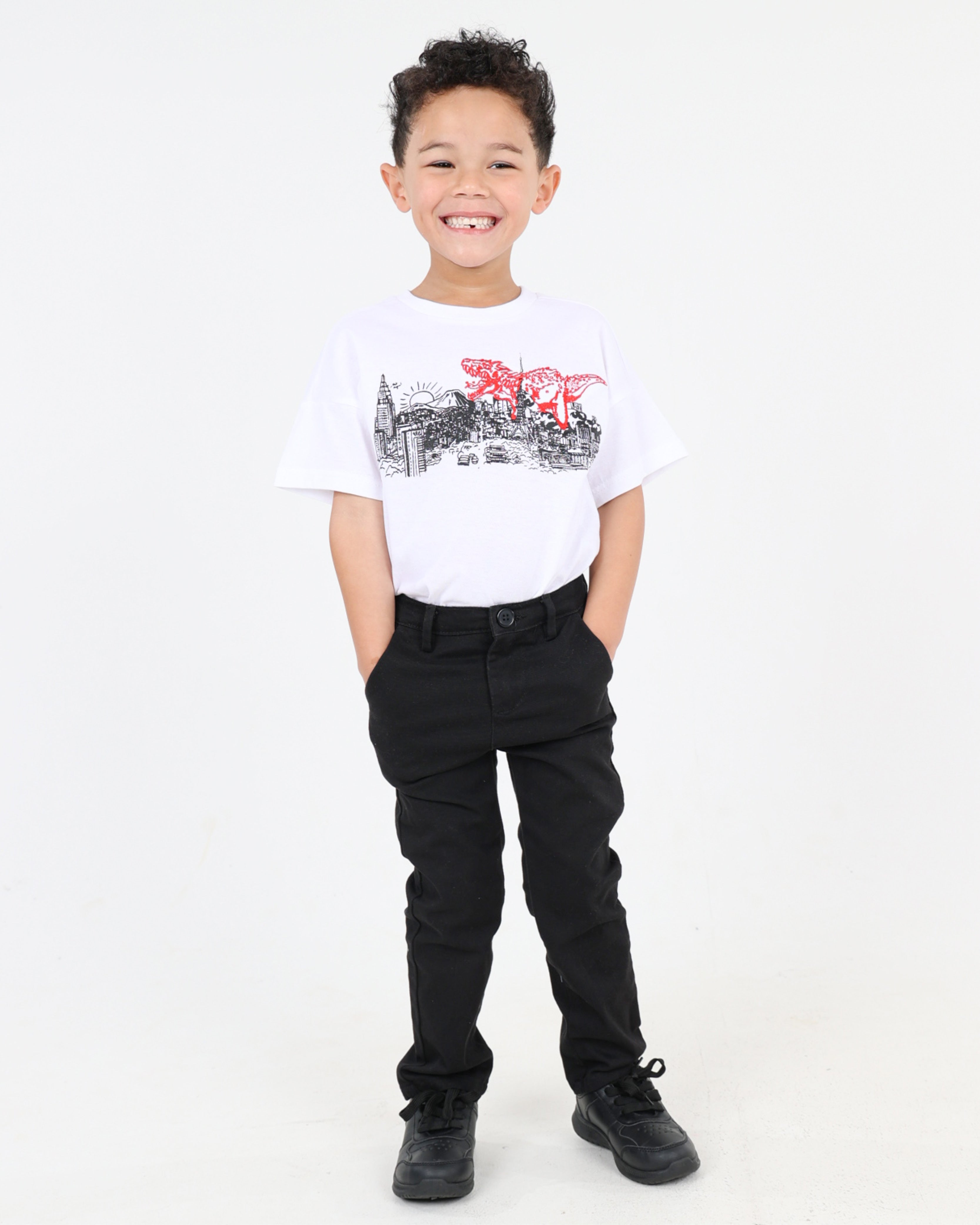 Black Slim Fit Chinos