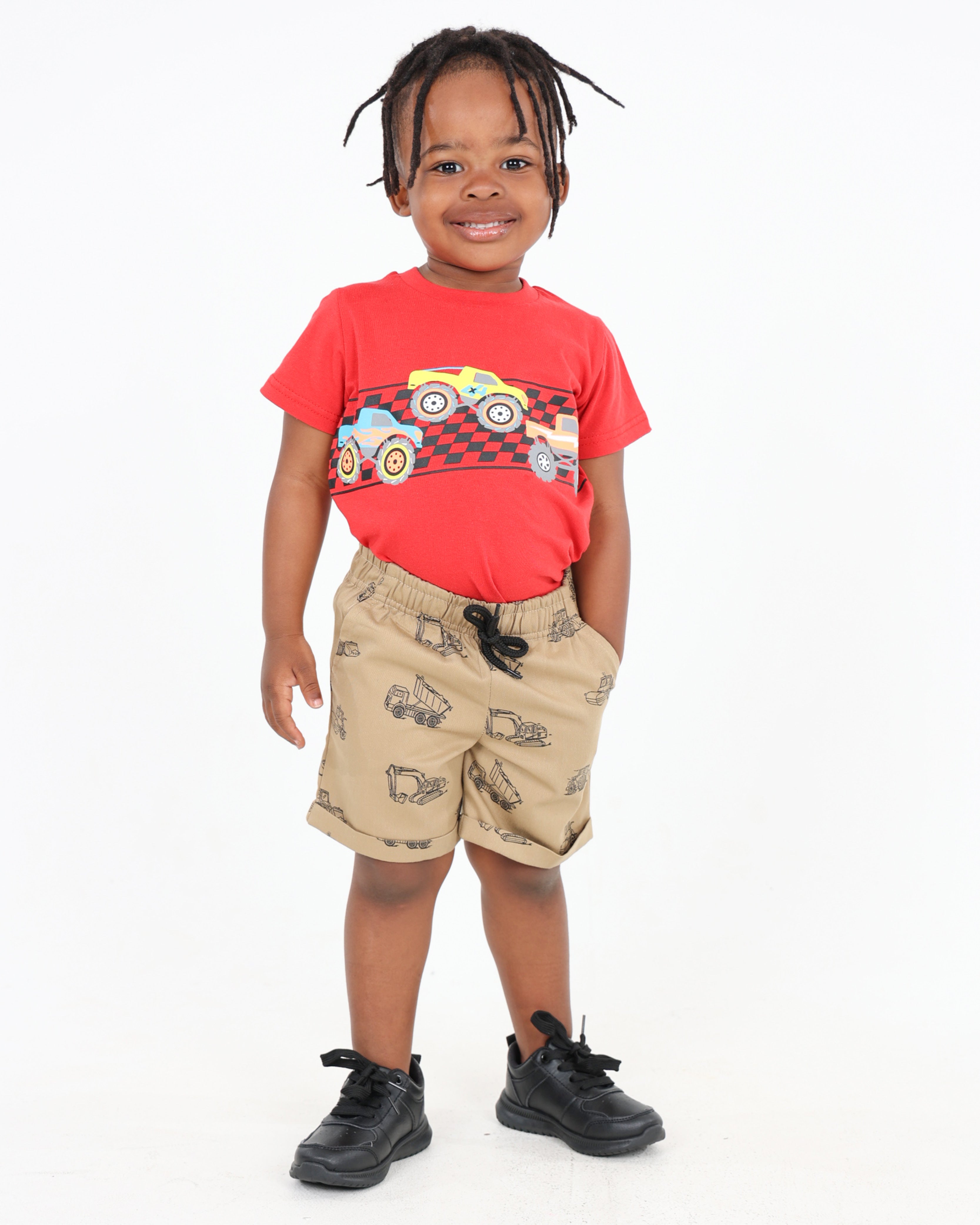 Construction Vehicles Shorts