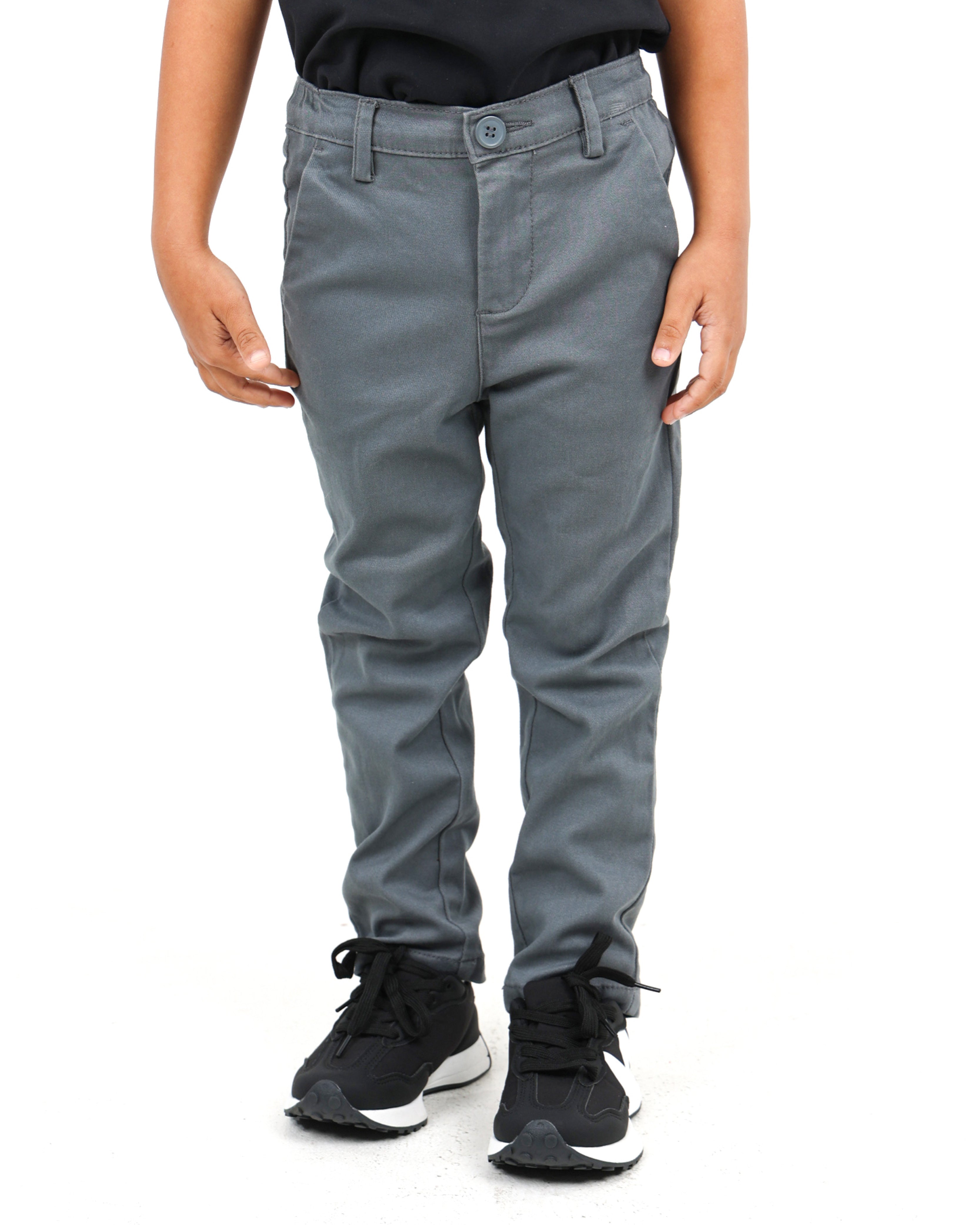 Grey Slim Fit Chinos