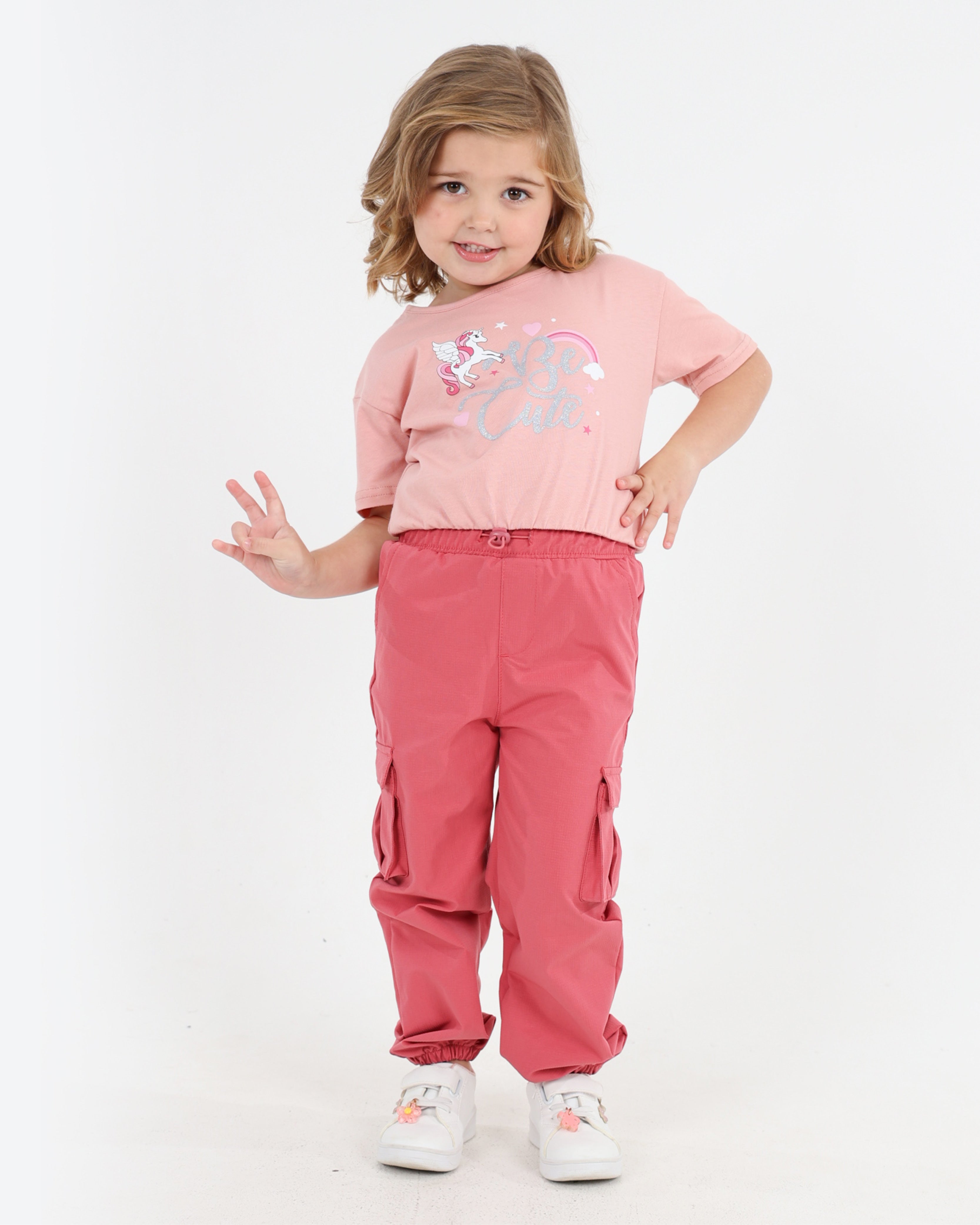Pull Up Berry Cargo Pants