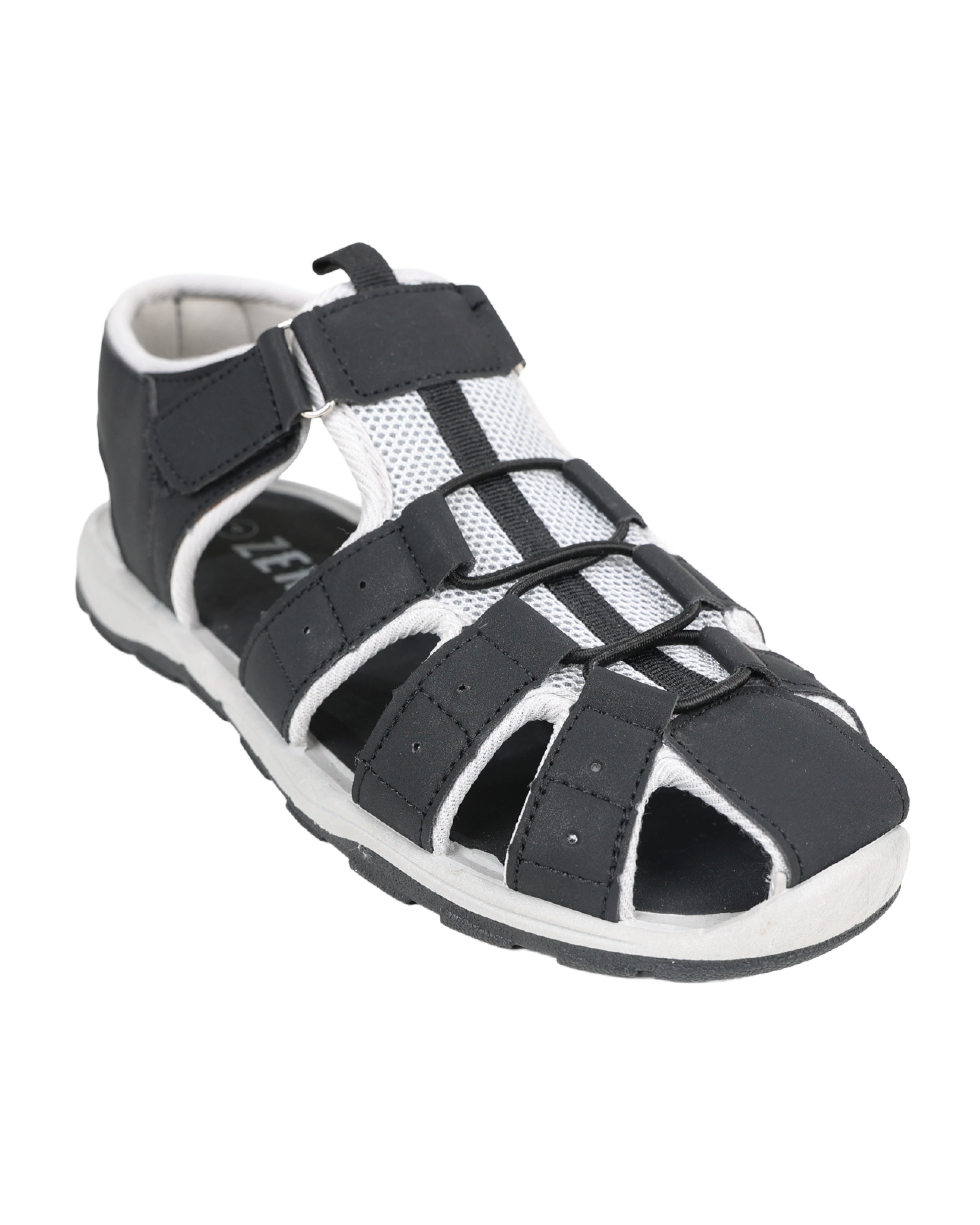 Boys Black Adventure Closed Toe Sandal