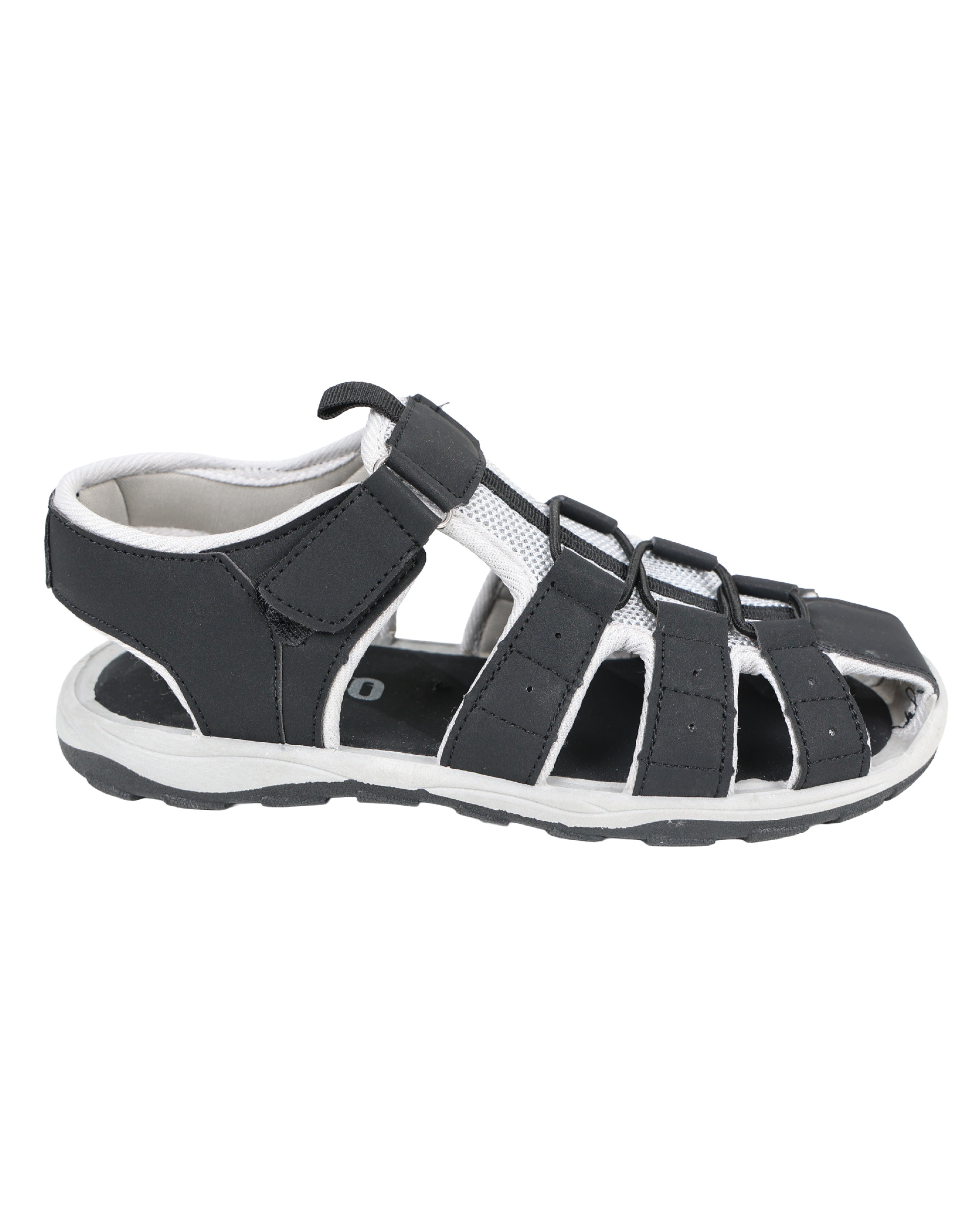 Boys Black Adventure Closed Toe Sandal